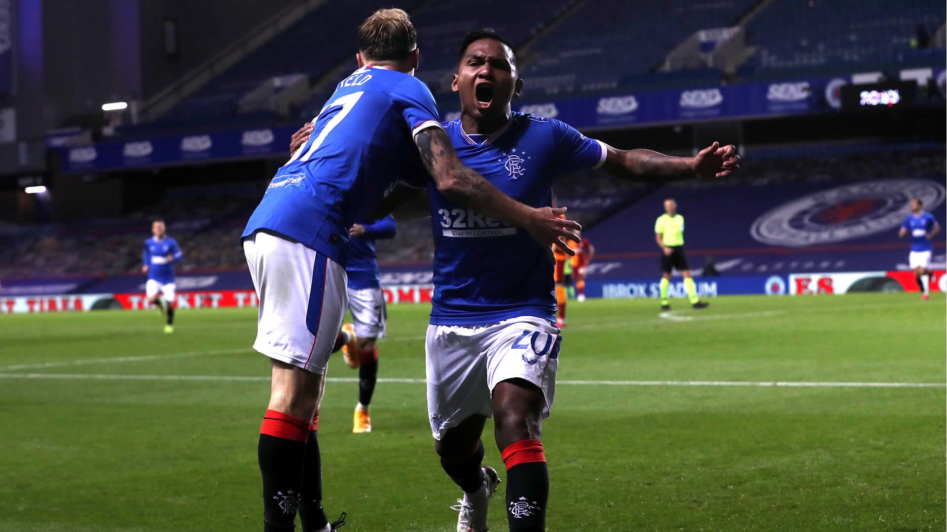 Rangers Galatasaray Alfredo Morelos Europa League 2020