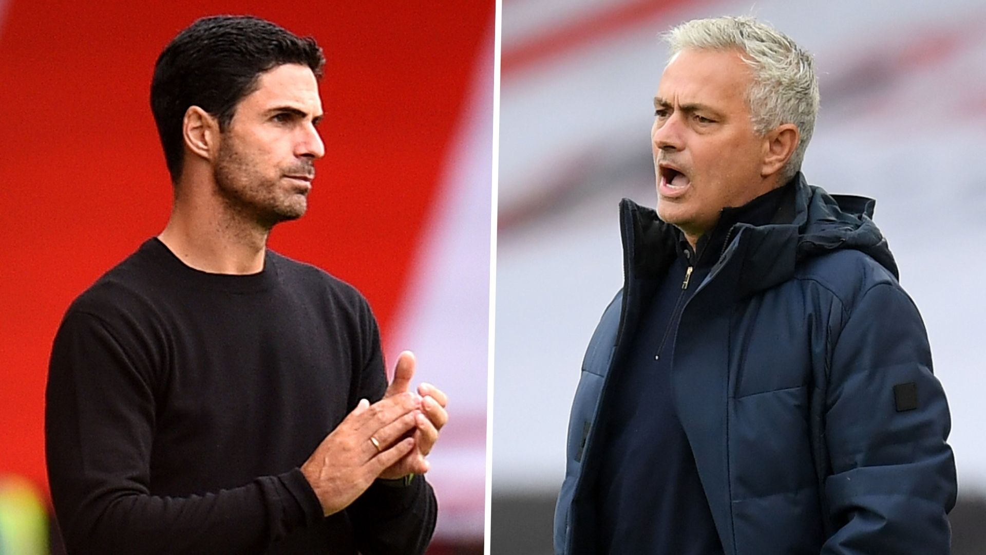 Mikel Arteta Jose Mourinho