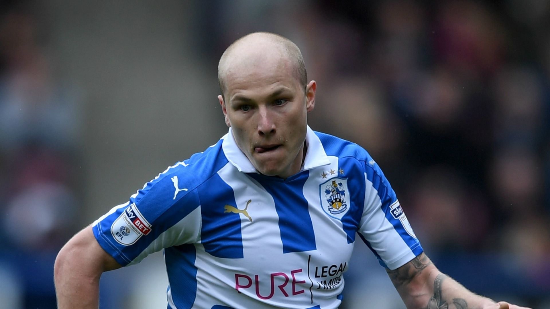 Aaron Mooy Huddersfield Town v Preston North End Championship 14042017