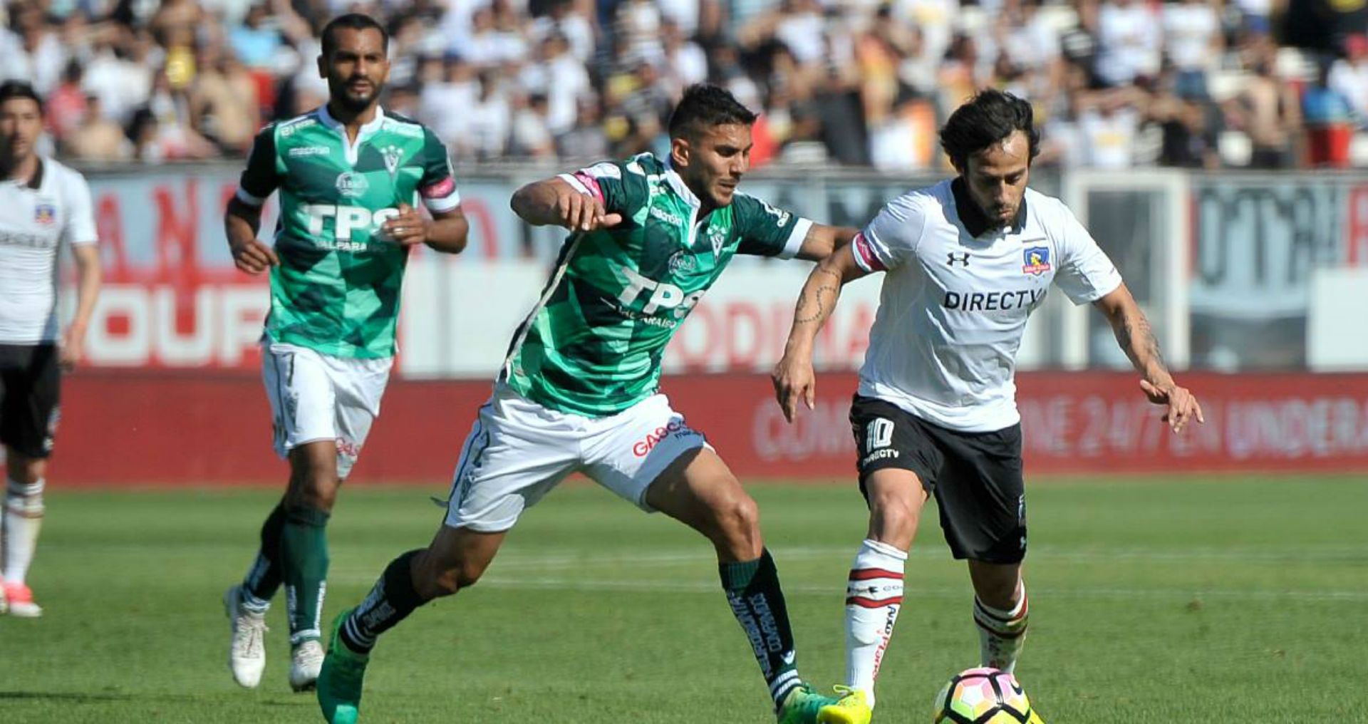 151017 César Cortés Jorge Valdivia Mario López Colo Colo Wanderers