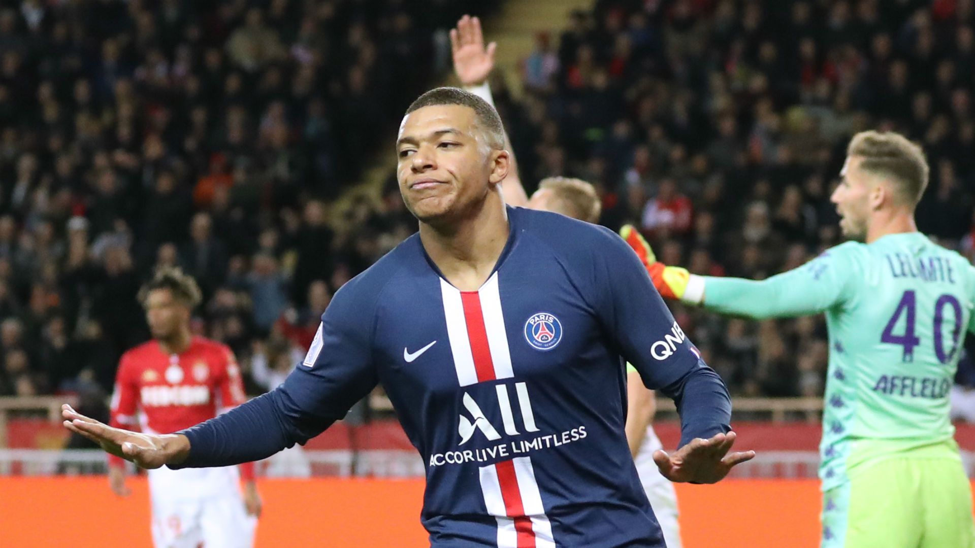 Kylian Mbappe Monaco PSG Ligue 1 15012020