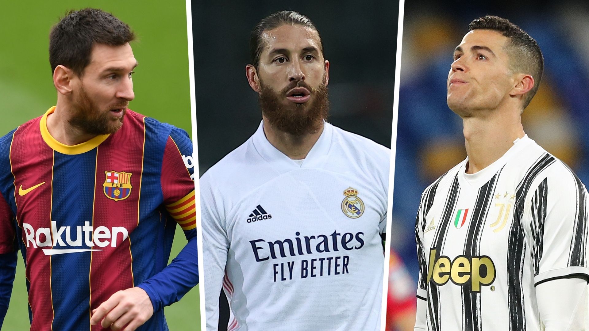 Lionel Messi Sergio Ramos Cristiano Ronaldo
