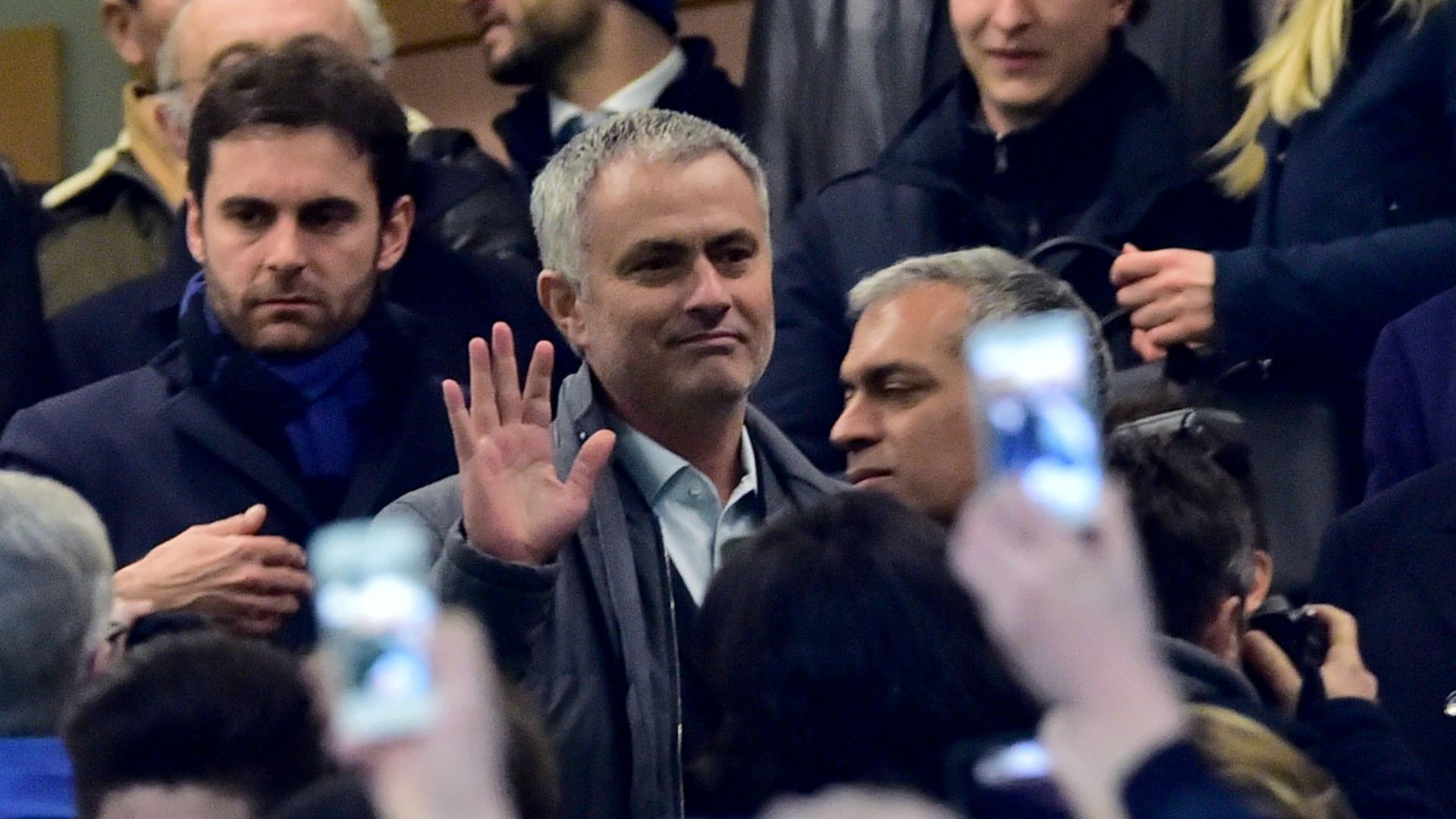 Josè Mourinho attending Inter Sampdoria Serie A 20022016