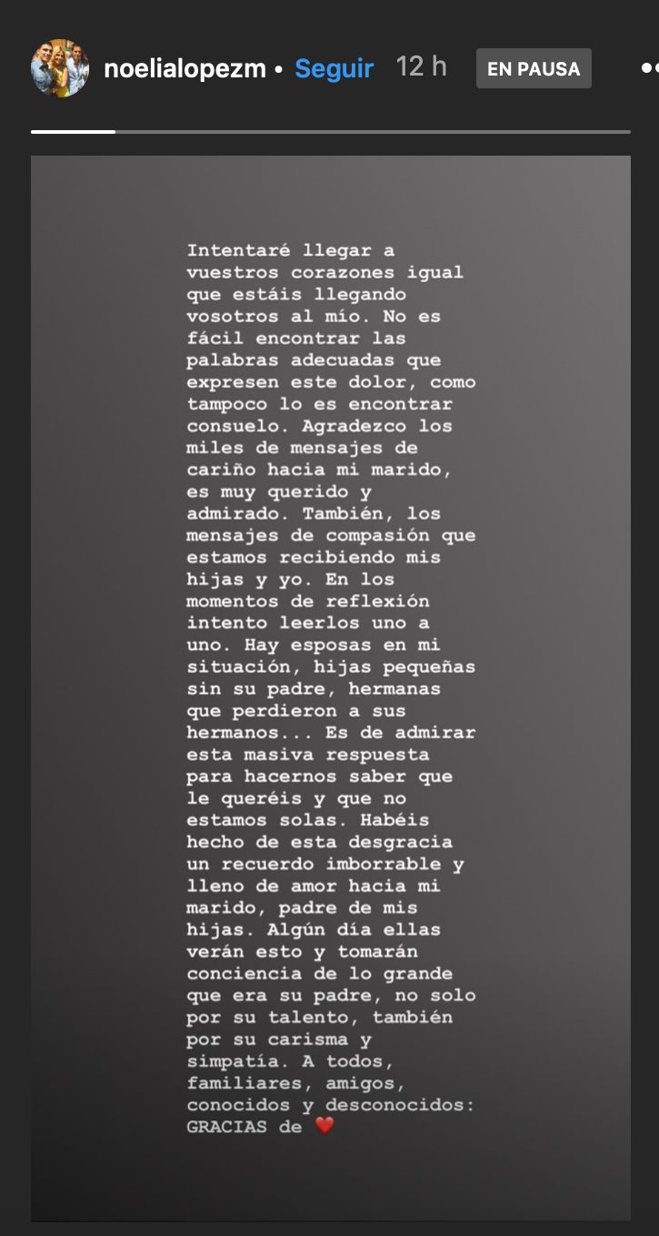 Carta viuda de Reyes