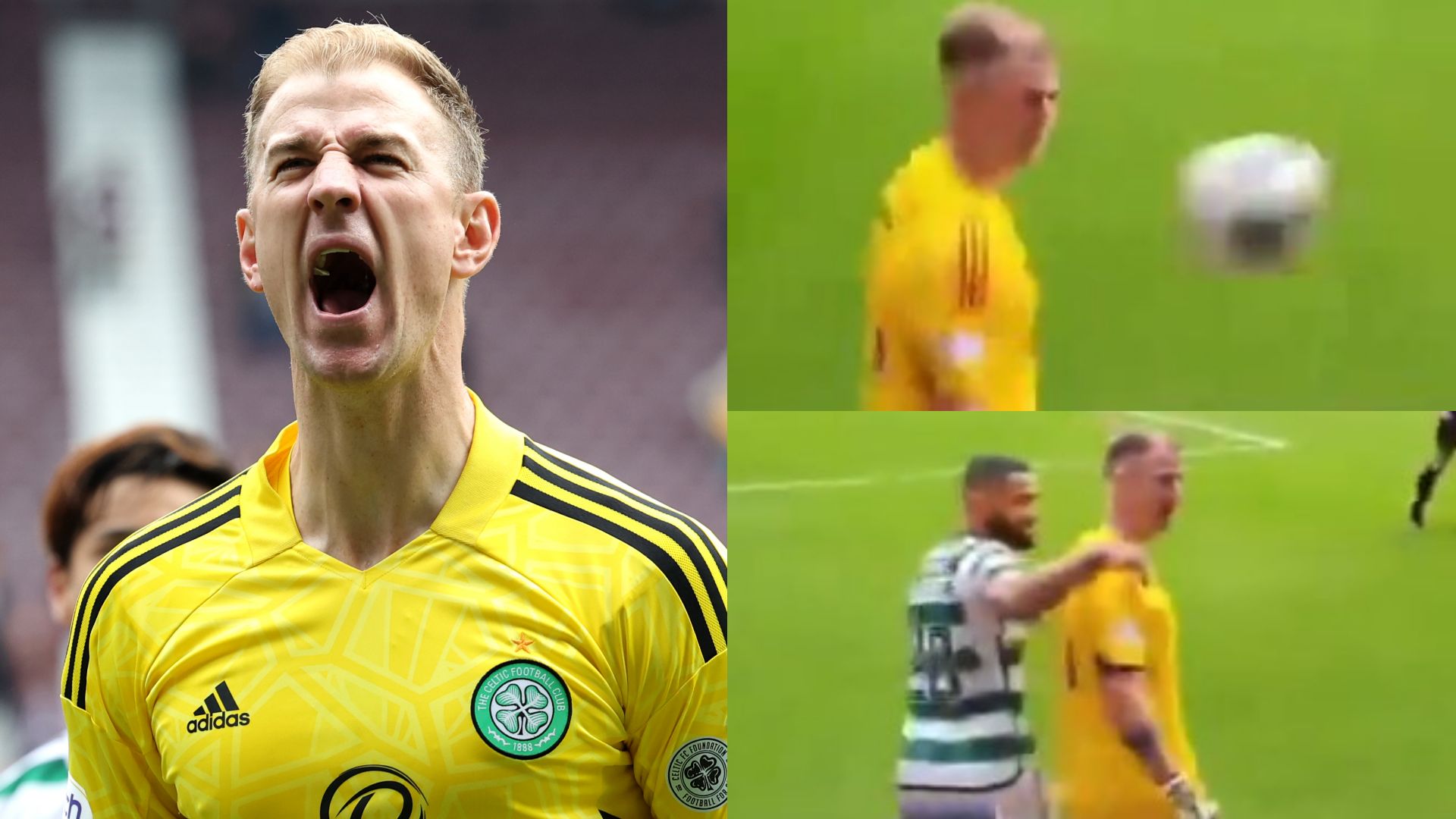 Joe Hart Celtic Hearts fans