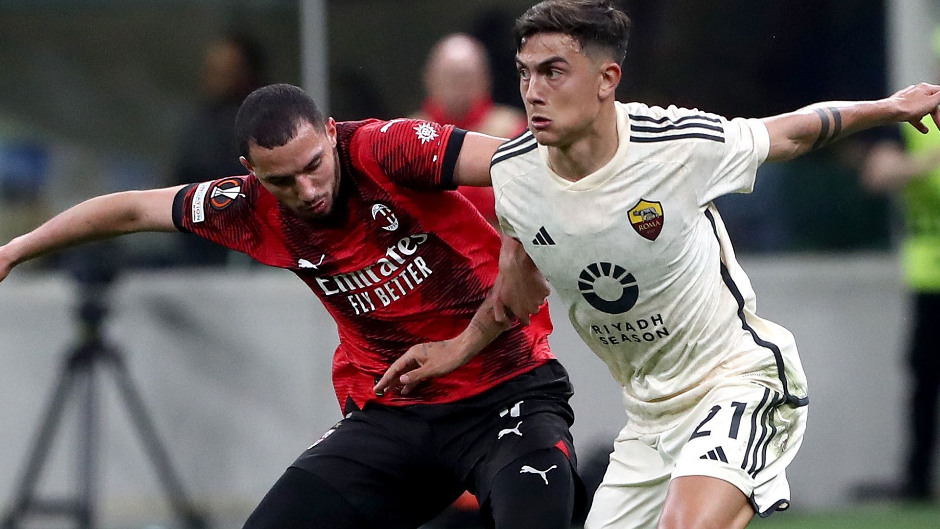 Dybala Bennacer Milan Roma Europa League