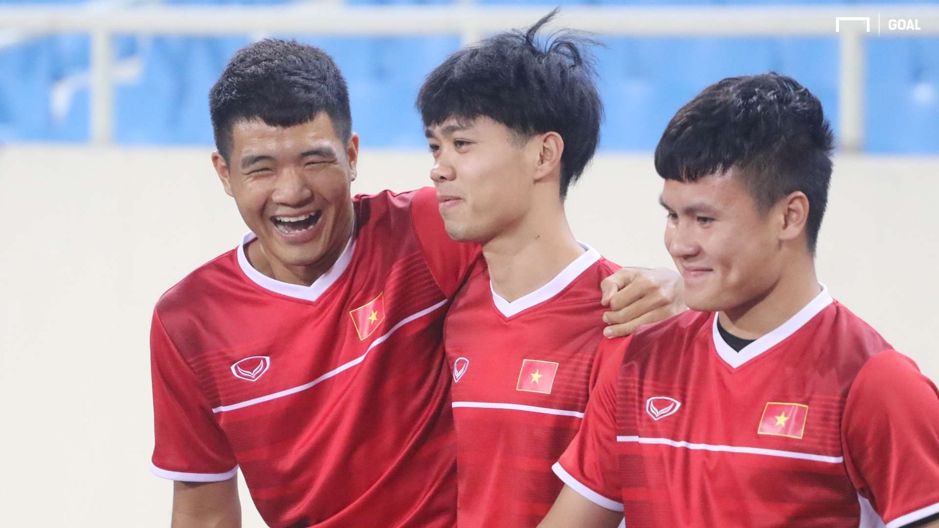 Ha Duc Chinh Nguyen Cong Phuong Nguyen Quang Hai Vietnam AFF Cup 2018