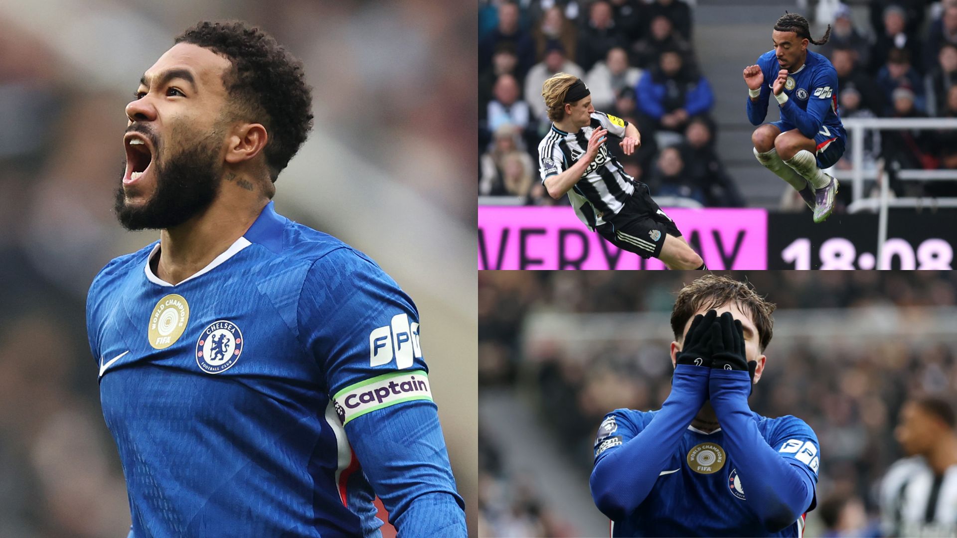 Chelsea draw at Newcastle