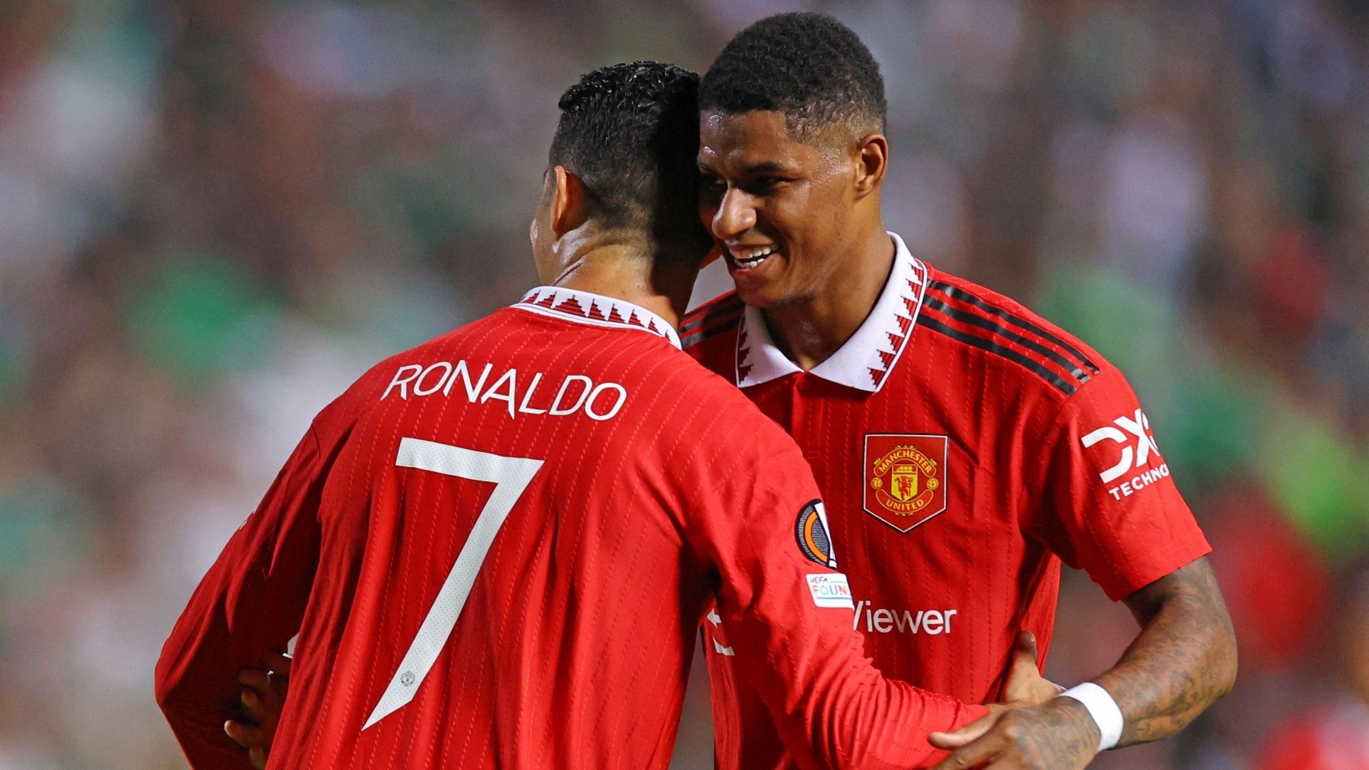 Cristiano Ronaldo Marcus Rashford Manchester United 2022-23