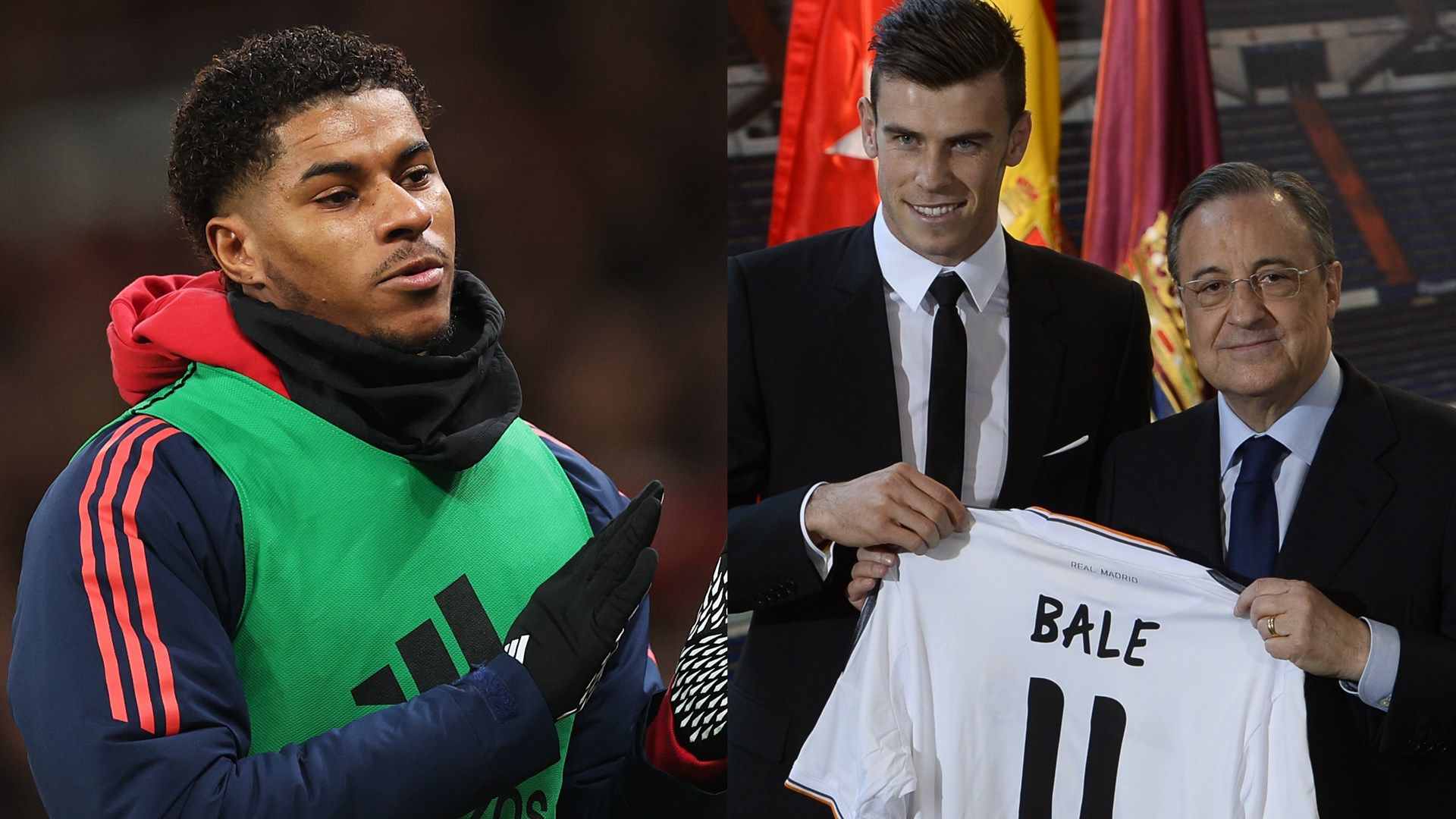 Marcus Rashford Gareth Bale 