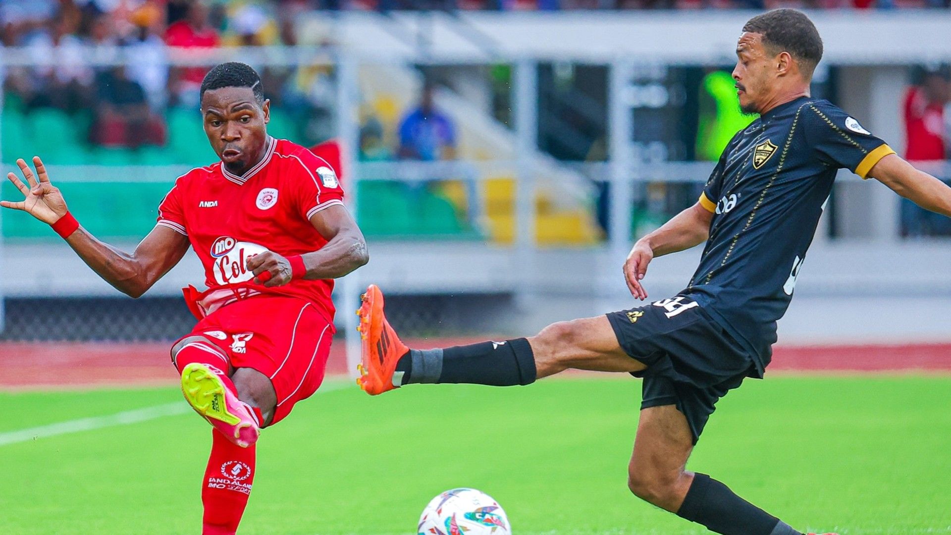 Shomari Kapombe, Simba SC & Devin Titus, Stellenbosch FC, April 2025