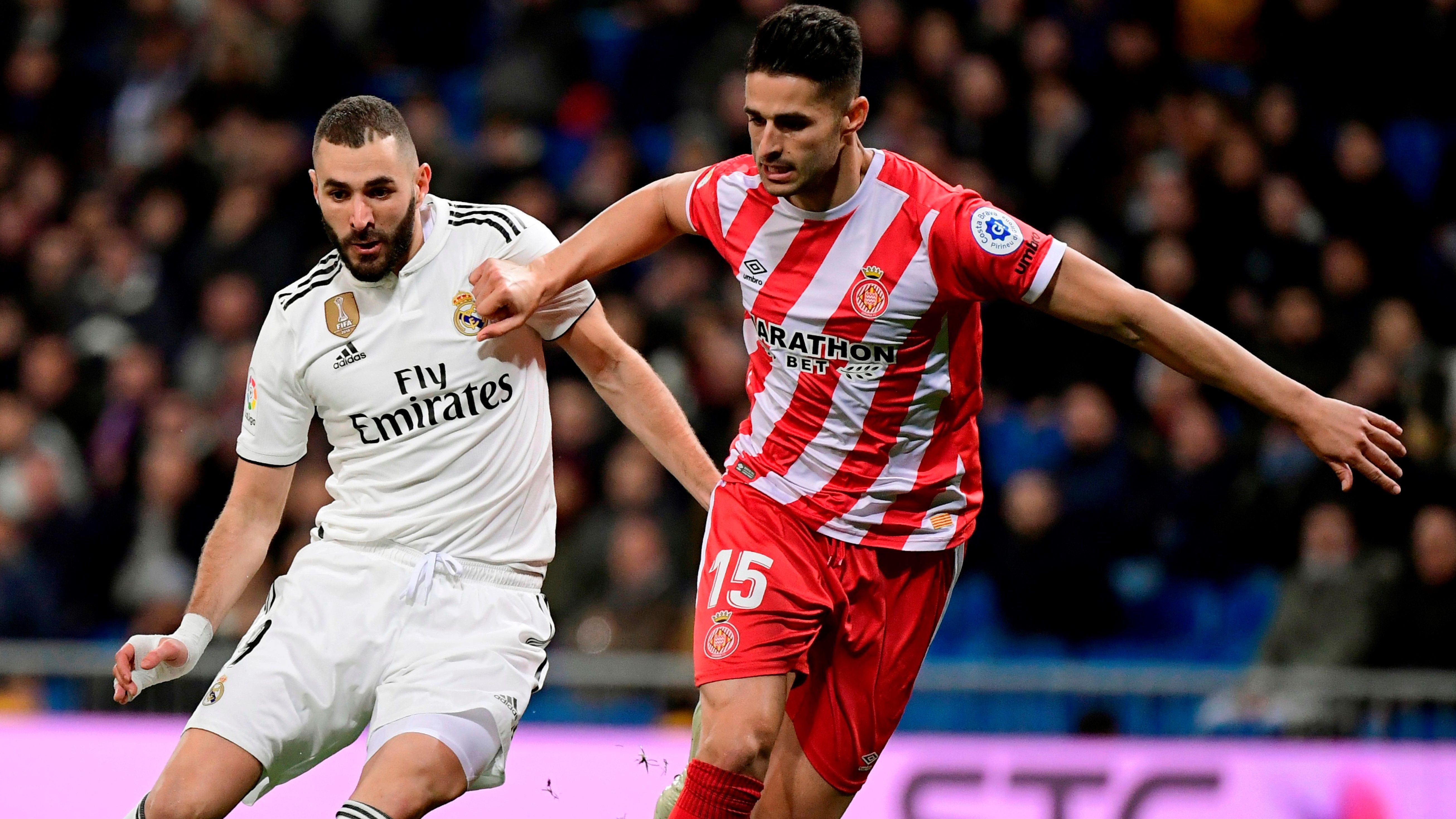 Karim Benzema Juanpe Ramirez Real Madrid Girona Copa del Rey 24012019