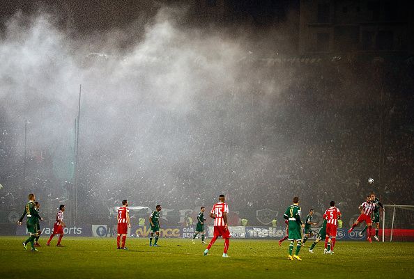 Panathinaikos y Olympiacos.