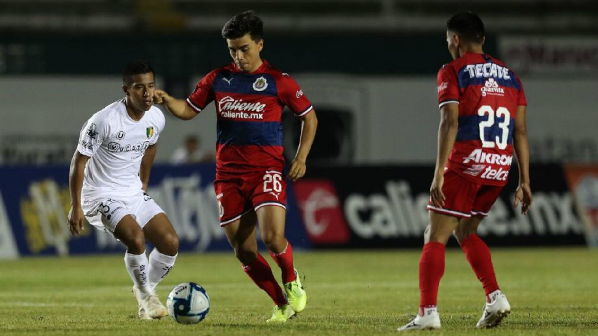 Fernando Beltrán José Juan Vázquez Venados vs Chivas Amistoso