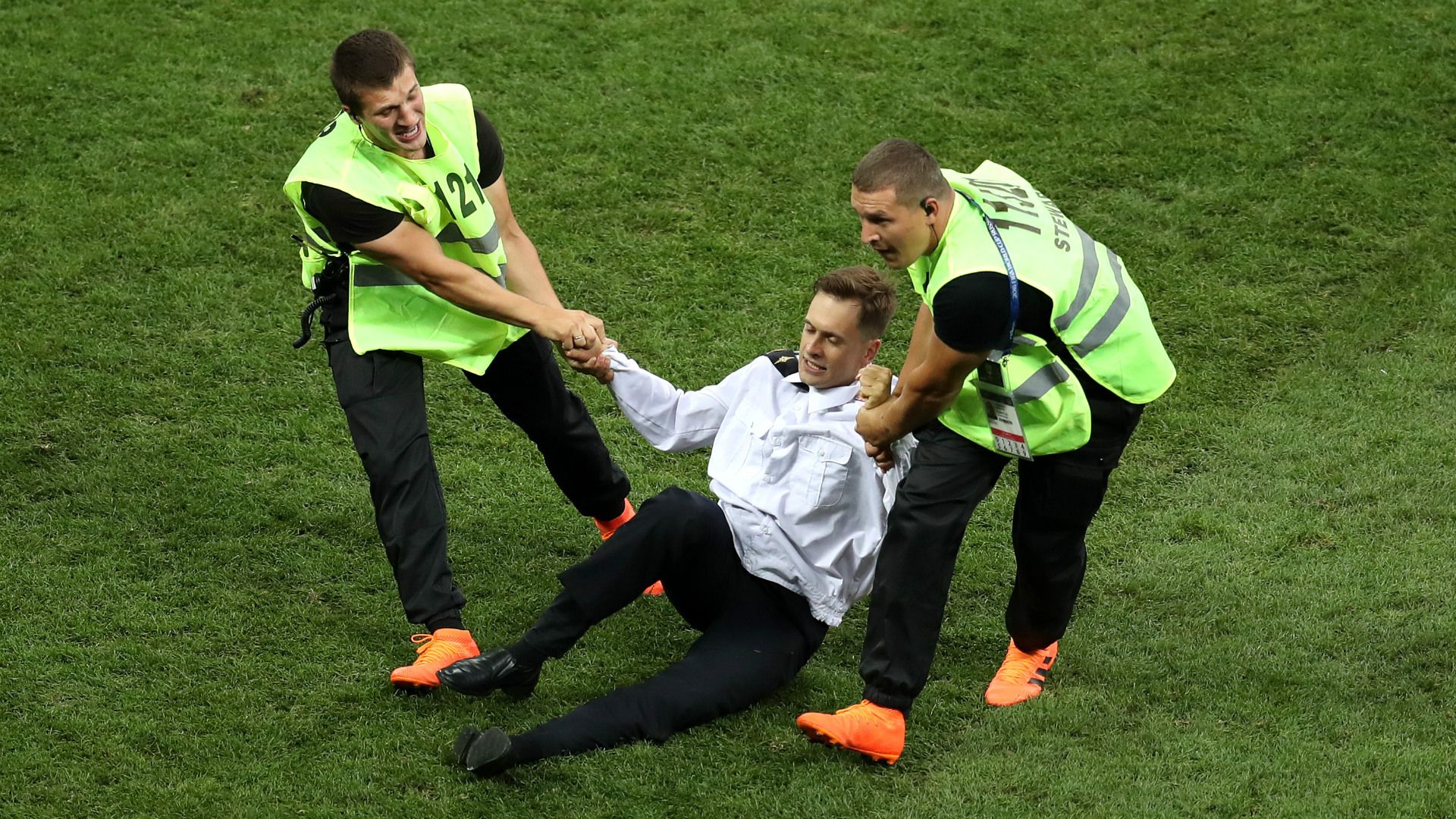 Invader France Croatia WC 2018 Final