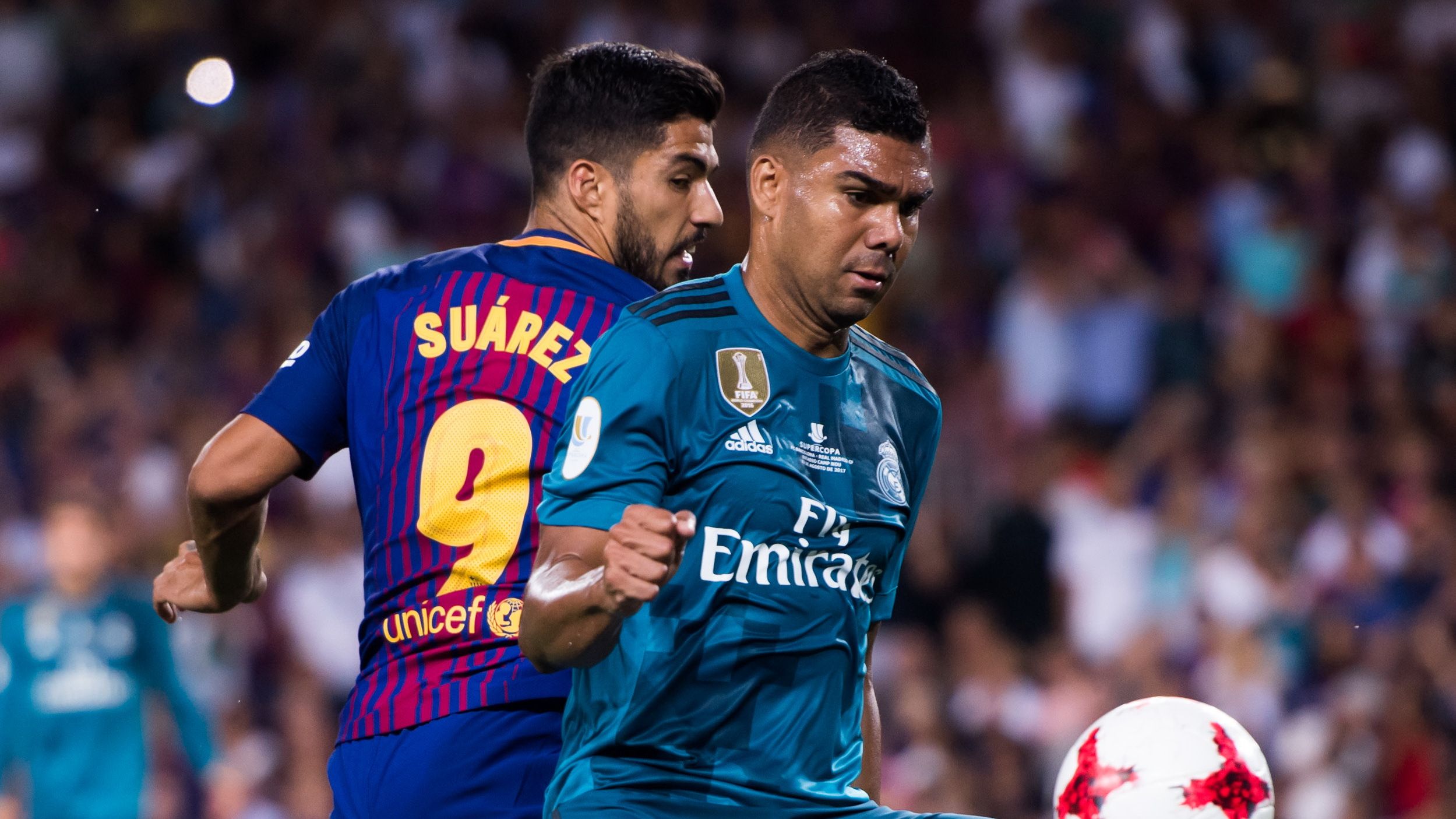 Casemiro Real Madrid Luis Suarez Barcelona
