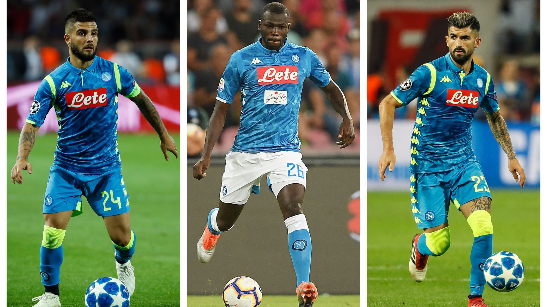Insigne Koulibaly Hysaj - Napoli