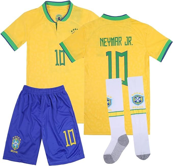 قميص نيمار مع منتخب البرازيلي رقم 10