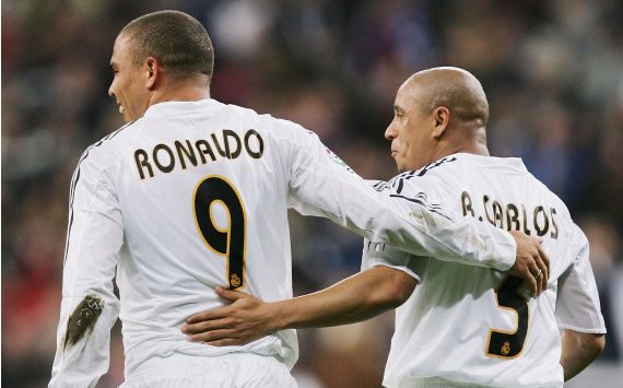 Ronaldo Roberto Carlos Real Madrid