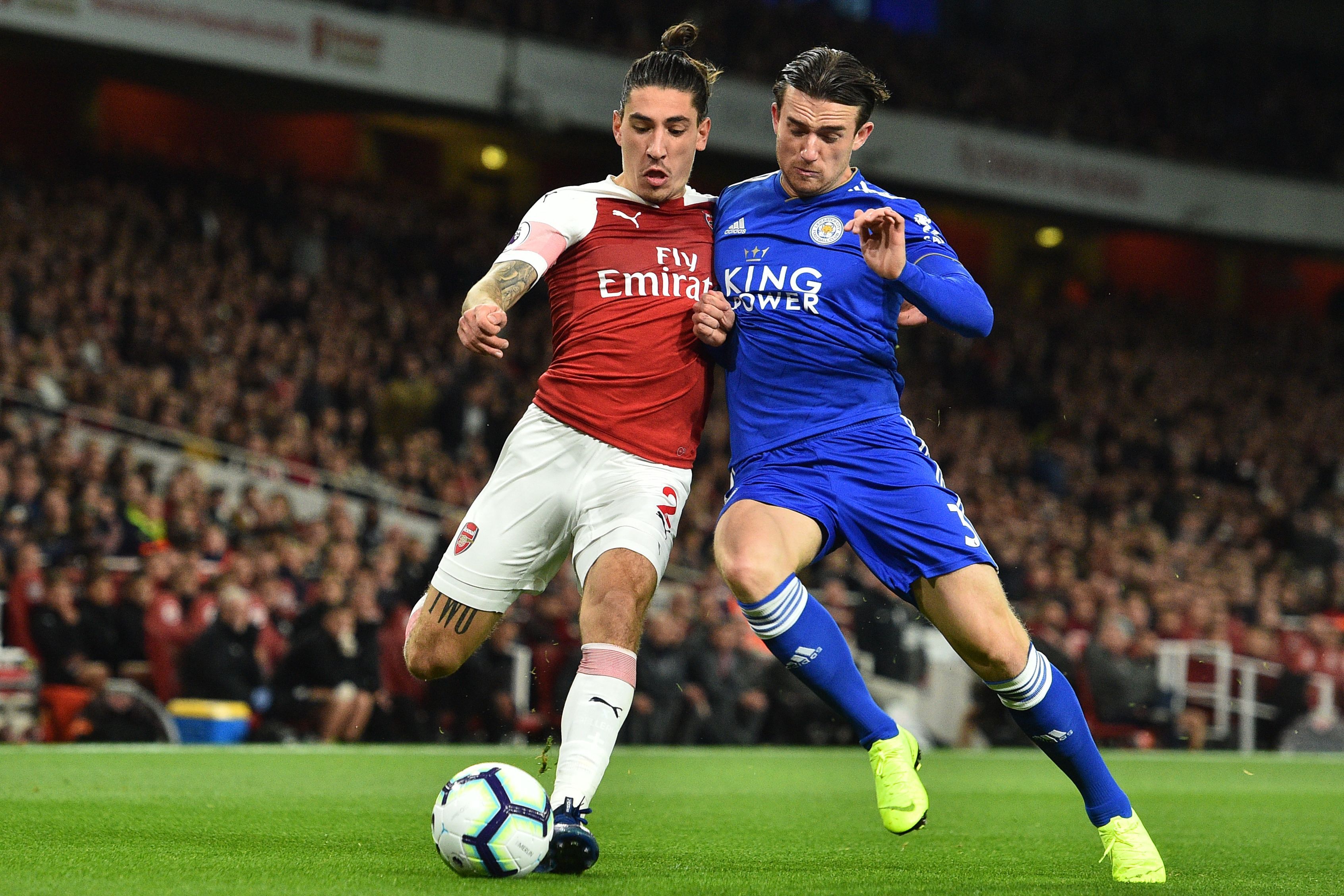 Héctor Bellerín & Ben Chilwell - Arsenal v Leicester City