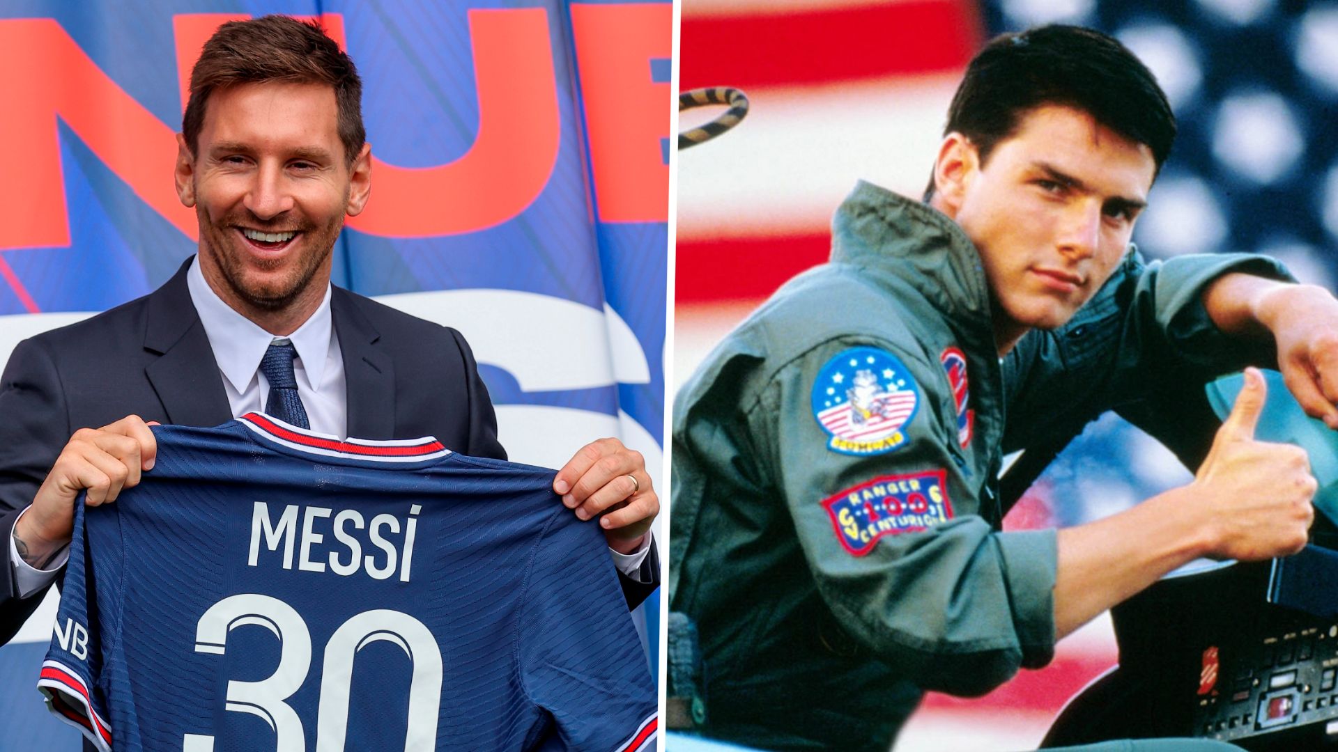 Lionel Messi transfert PSG Tom Cruise Top Gun