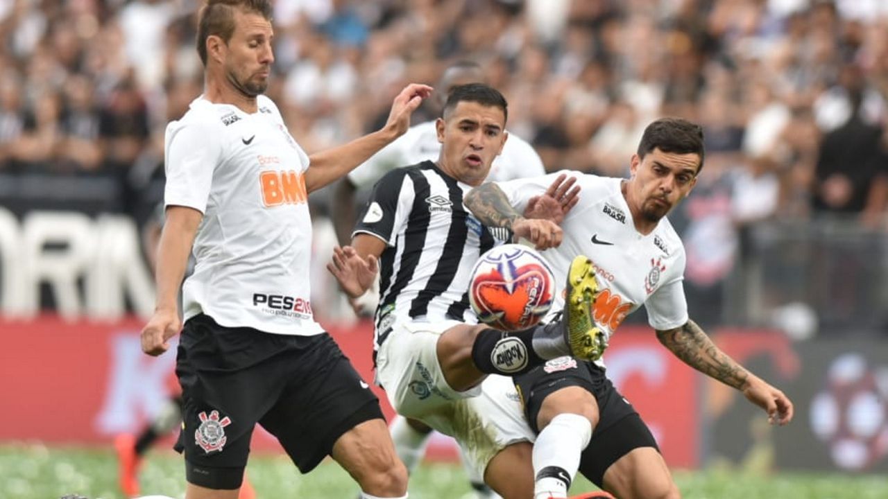 Derlis Fagner Henrique Corinthians Santos Paulista 10032019