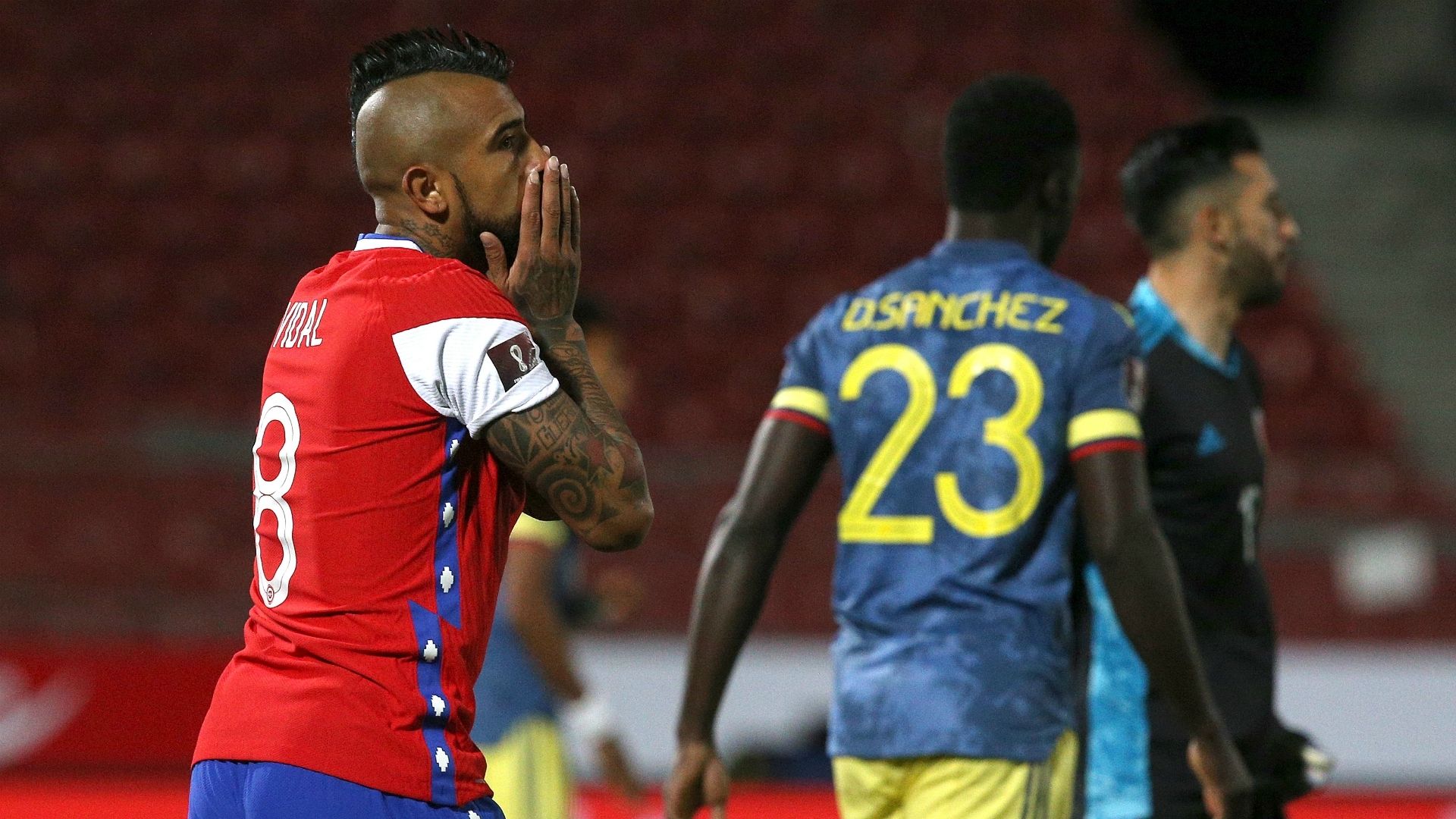 Arturo Vidal Chile Colombia 13102020