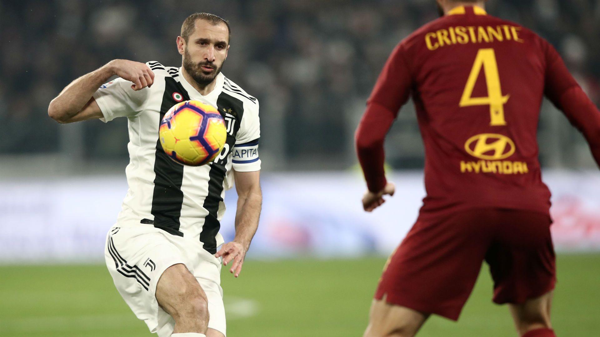Chiellini Juventus Roma Serie A