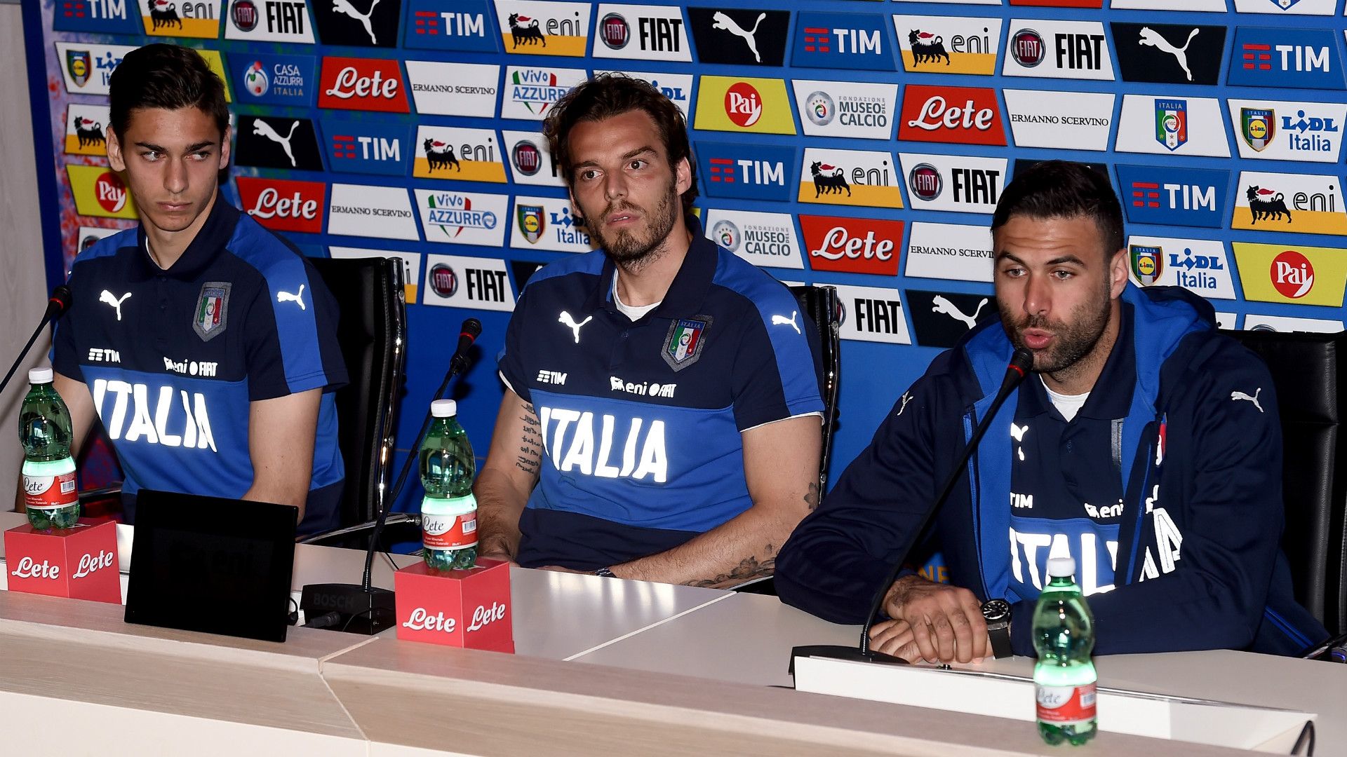 Alex Meret, Federico Marchetti, Salvatore Sirigu - Italy
