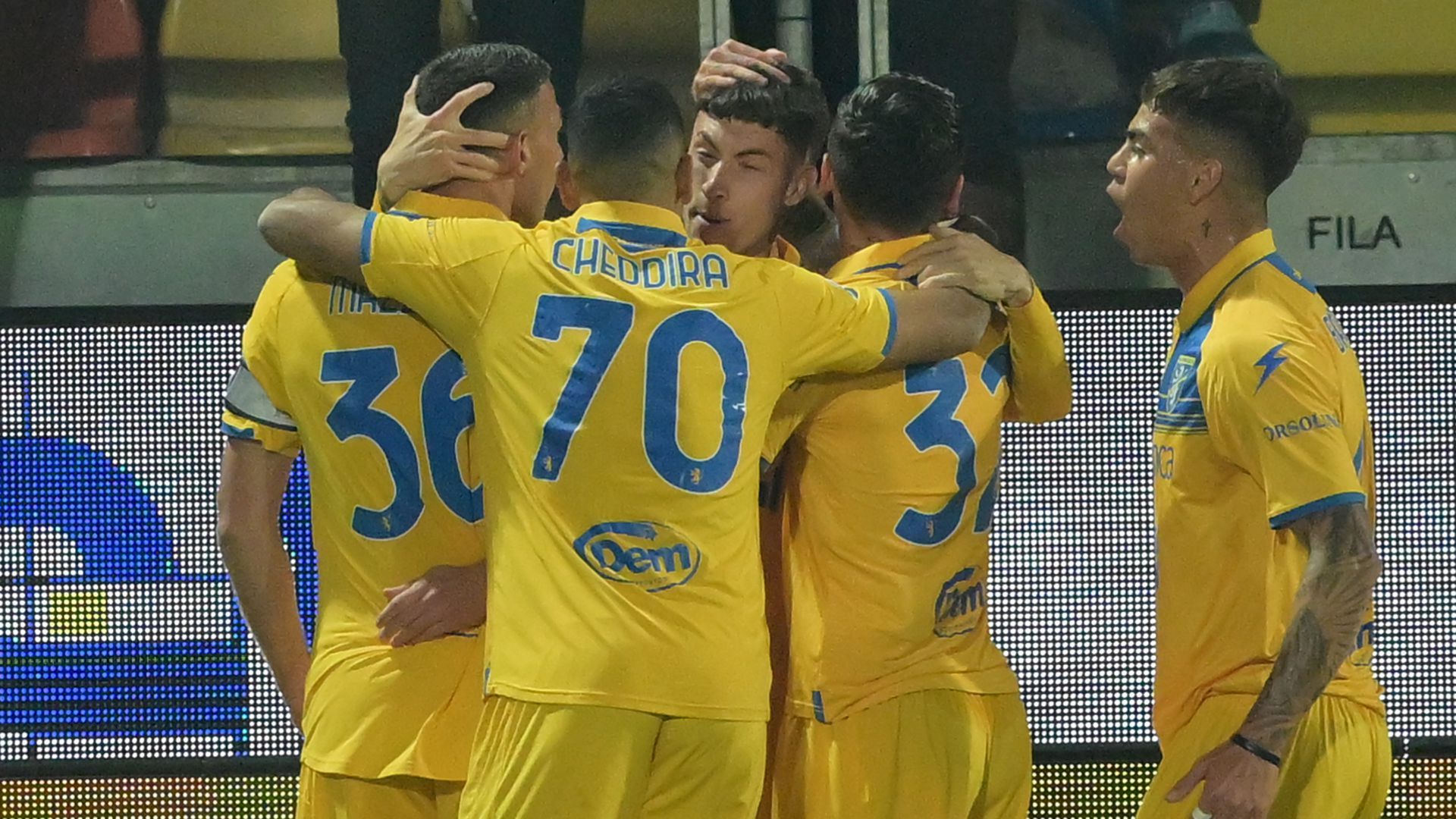 Frosinone players Frosinone Salernitana Serie A
