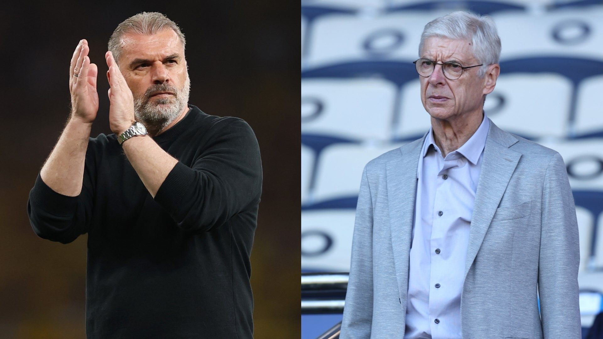 Ange Postecoglou Arsene Wenger Spurs