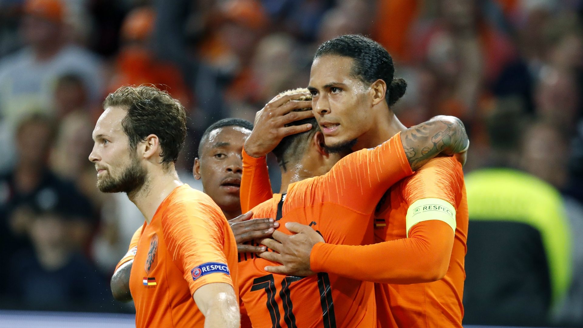 Virgil van Dijk, Netherlands - Germany, Nations League 10132018