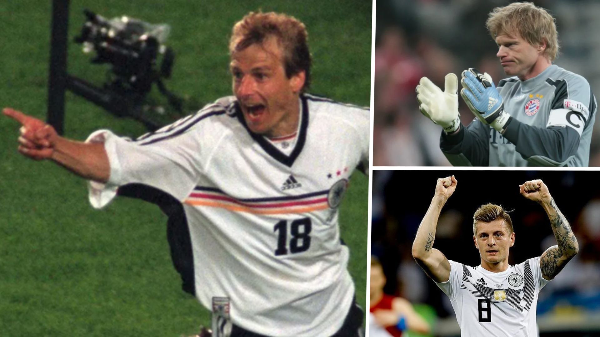 Jürgen Klinsmann & Oliver Kahn & Toni Kroos