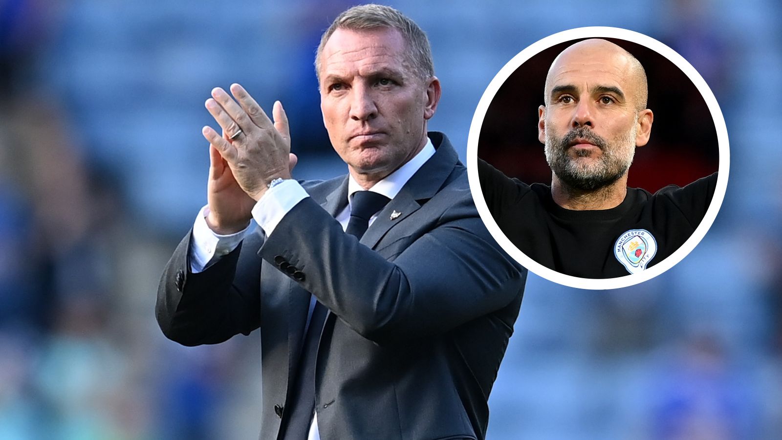 Brendan Rodgers Pep Guardiola GFX