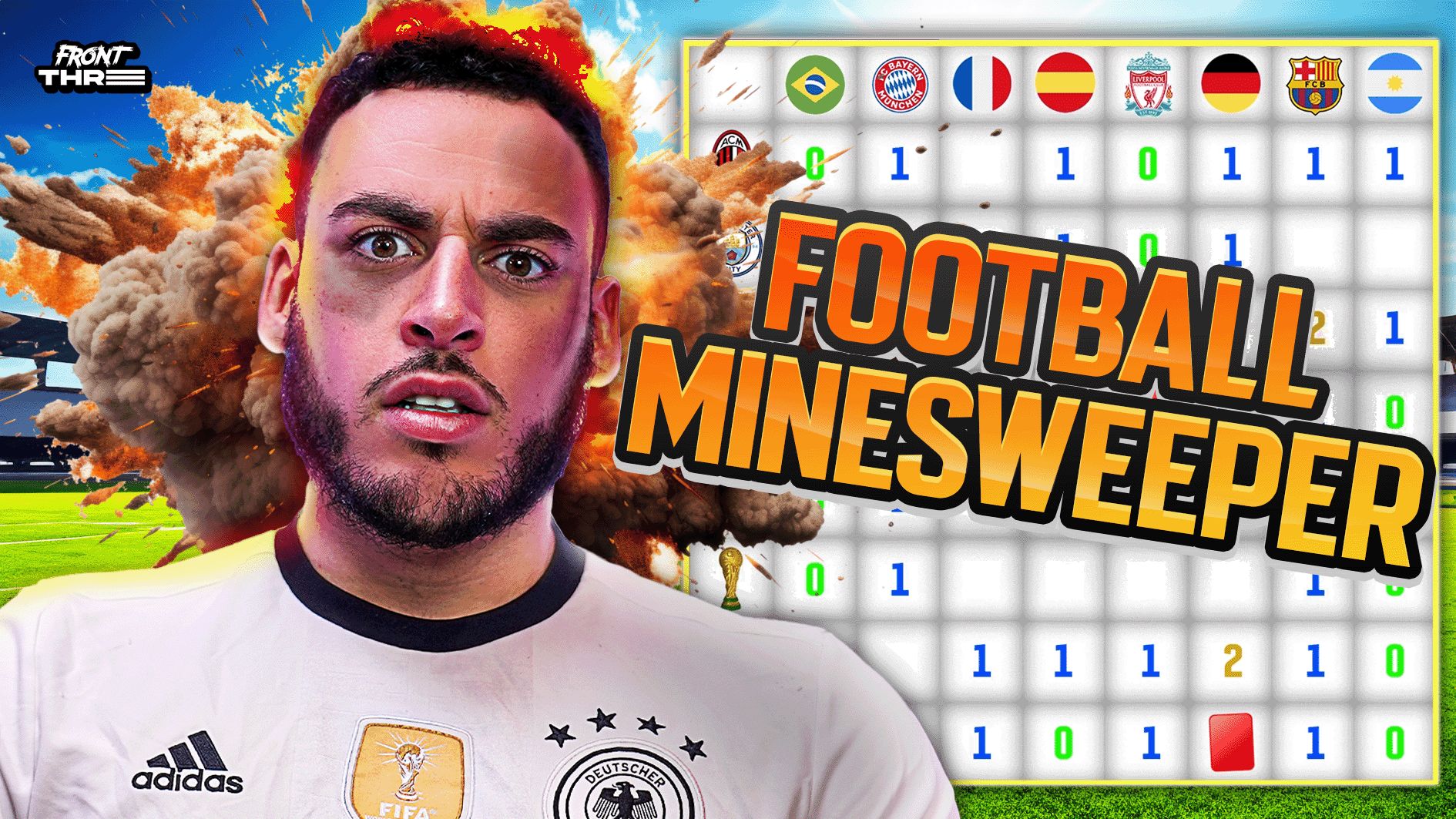 Football Minesweeper Front Three