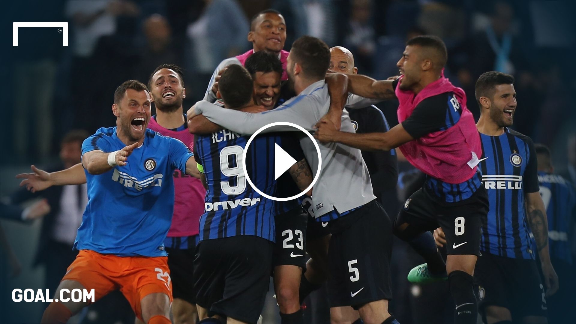 Lazio Rom Inter Mailand GFX Playbutton