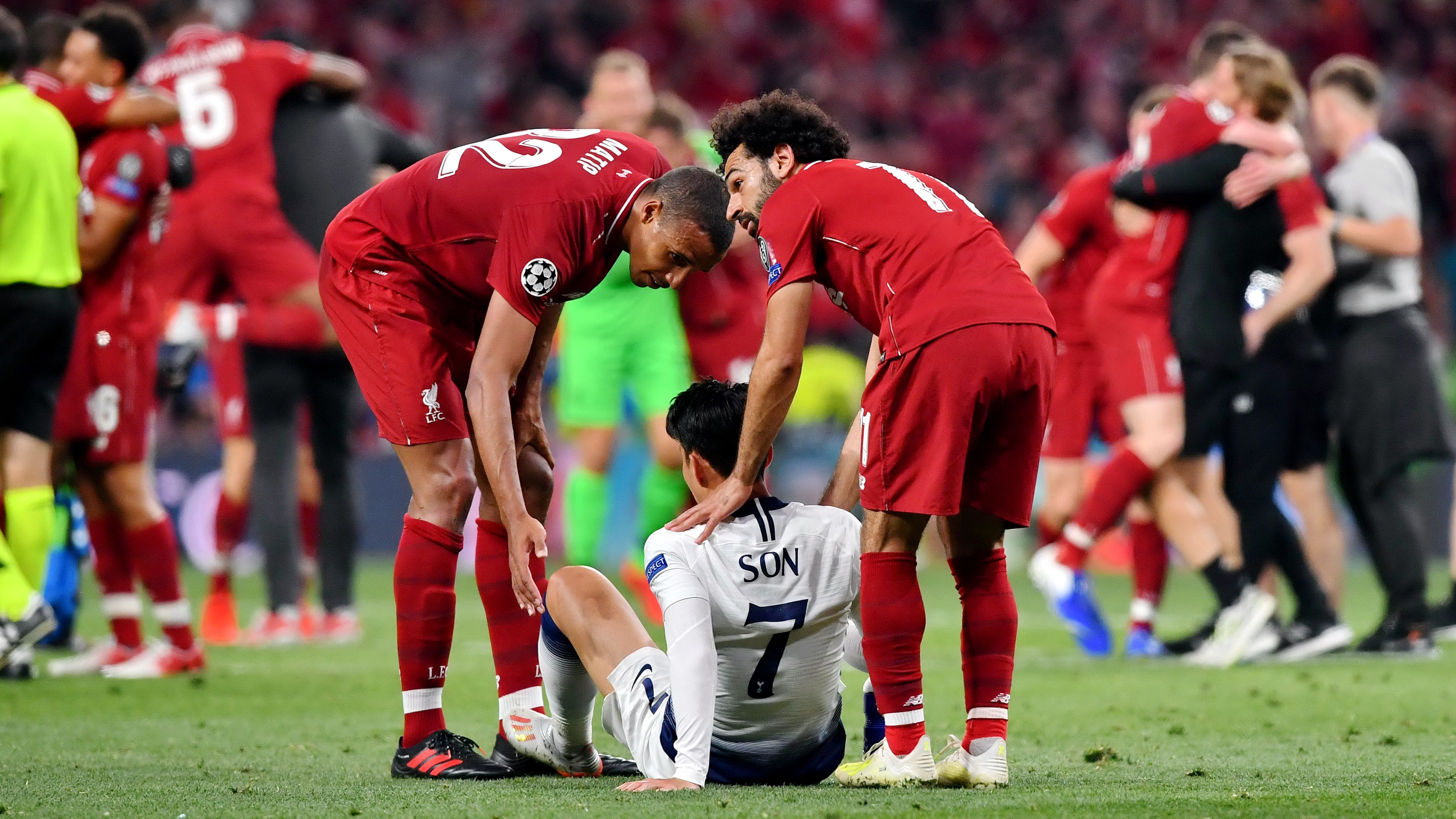 Son Heung Min Tottenham Liverpool Champions League
