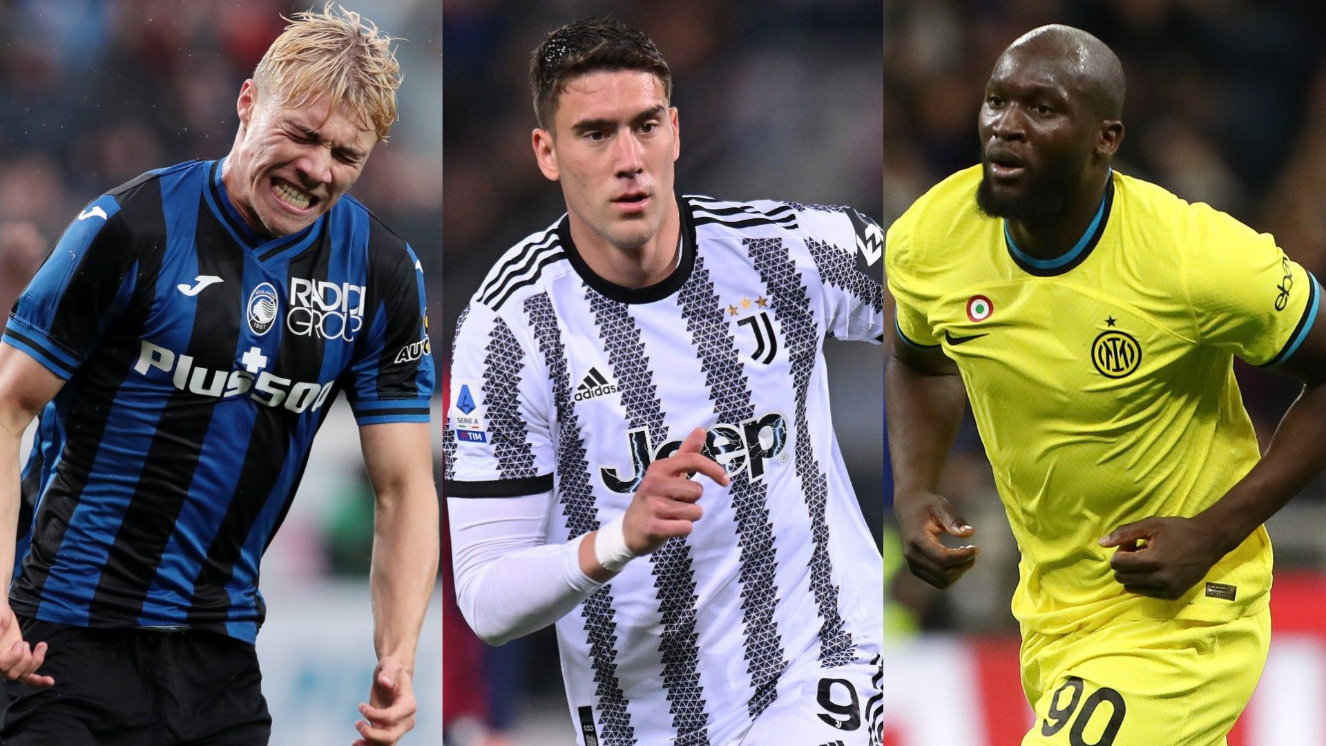 Hojlund Vlahovic Lukaku