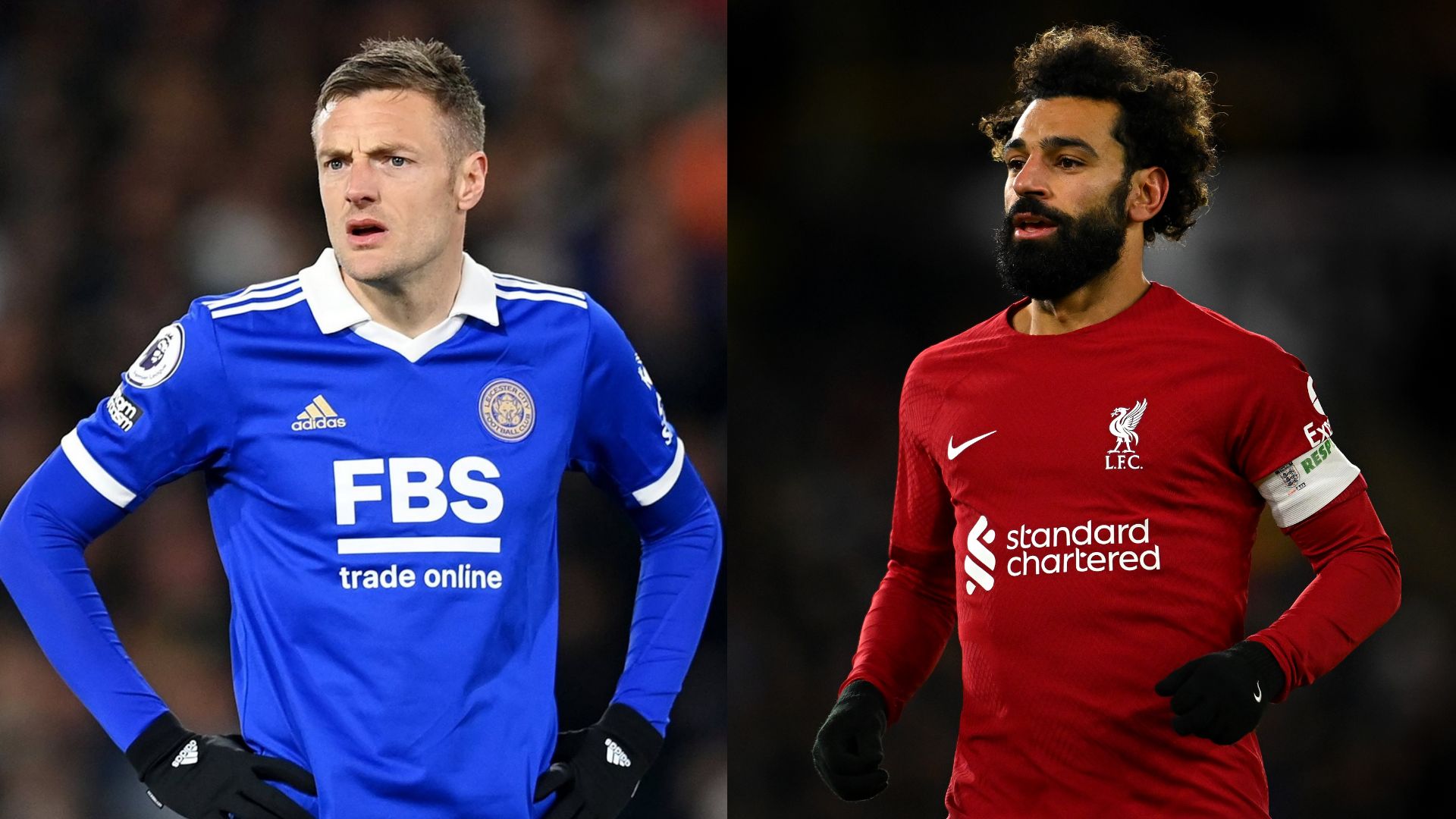 Leicester Liverpool Vardy Salah Premier League