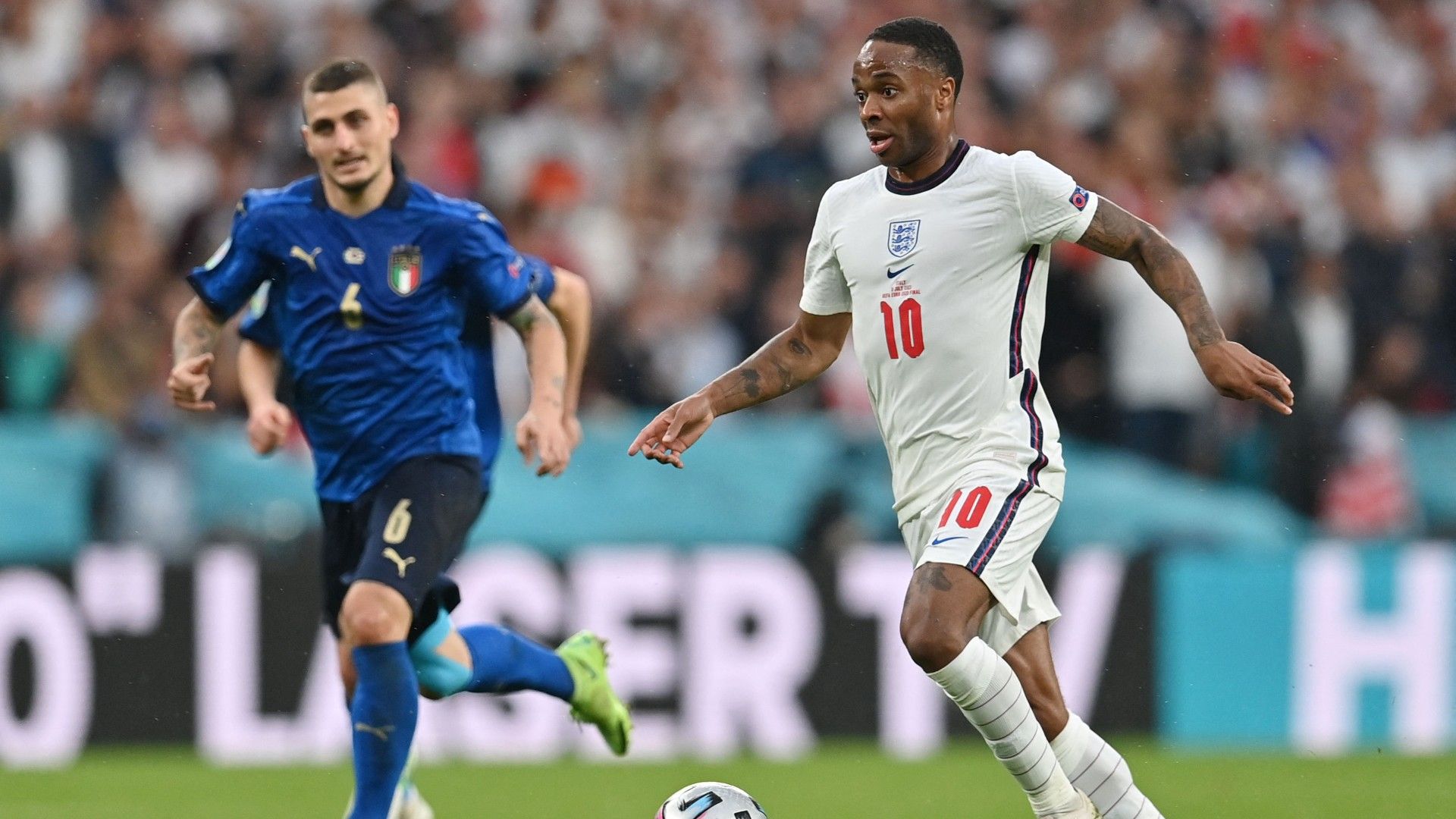 Raheem Sterling England Italy Euro 2020