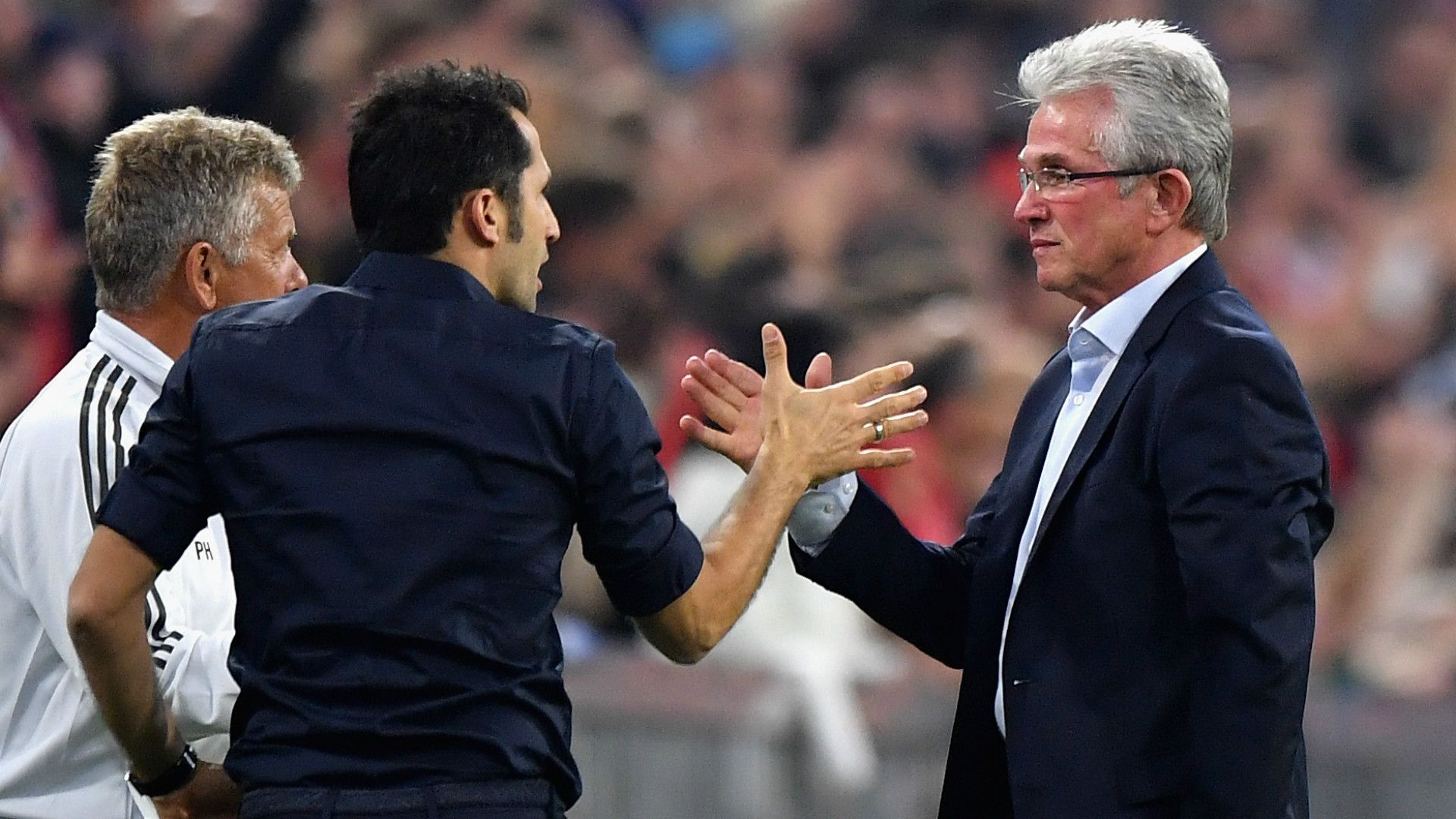 HASAN SALIHAMIDZIC JUPP HEYNCKES BAYERN MÜNCHEN UEFA CHAMPIONS LEAGUE 18102017