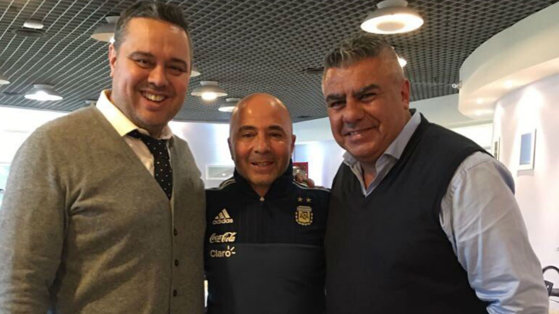 Marcelo Achile Claudio Tapia Jorge Sampaoli Argentina 01062017