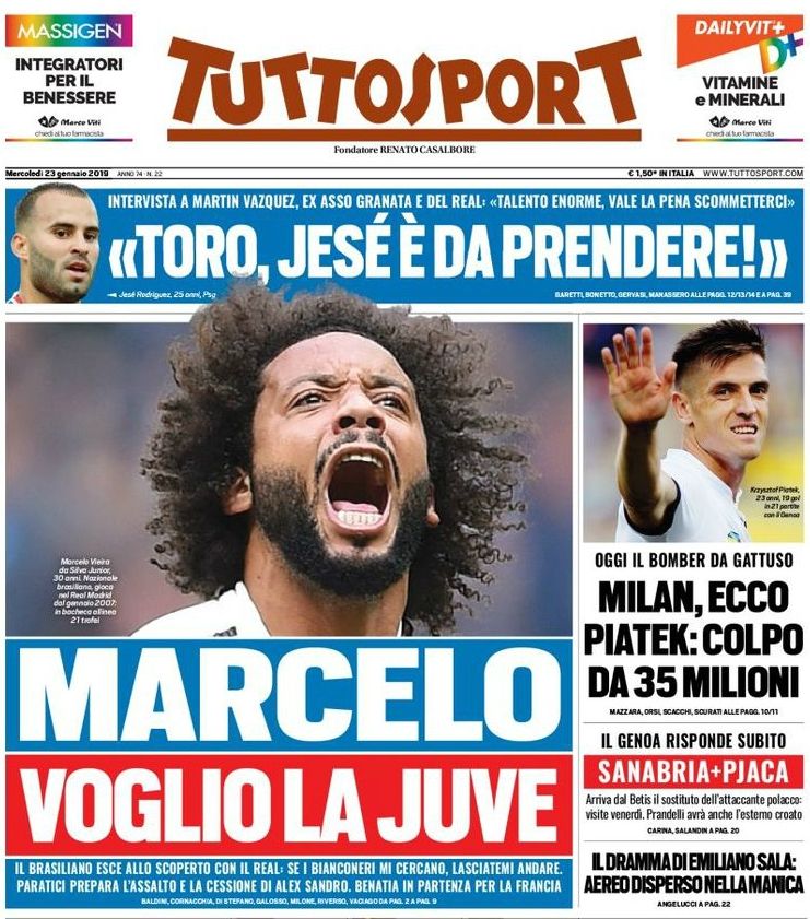 Tuttosport cover