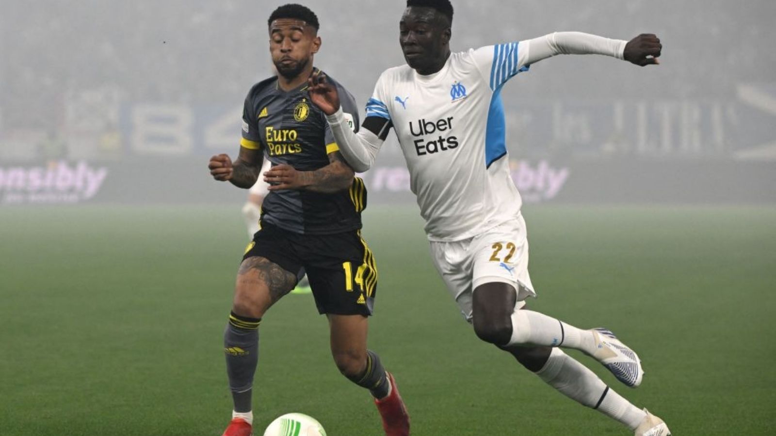 Olympique de Marsella vs. Feyenoord.