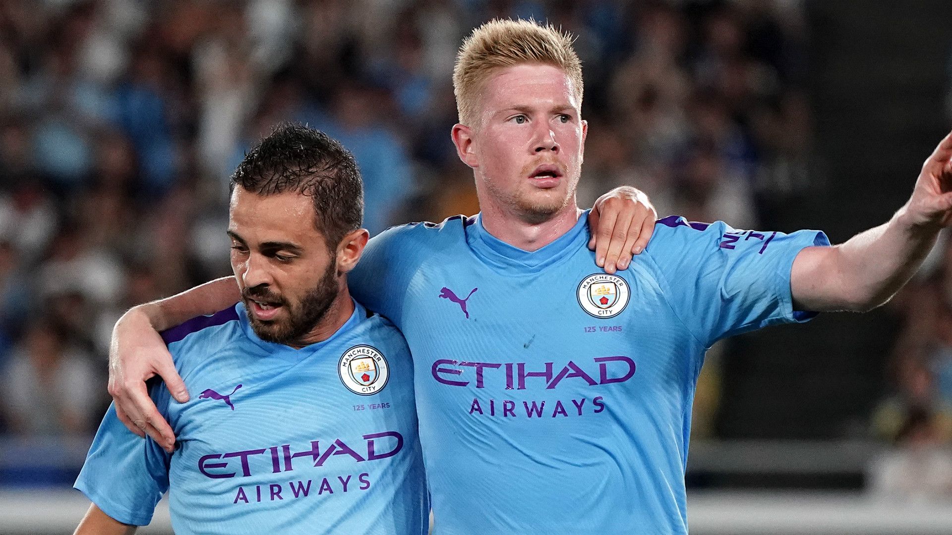 Bernardo Silva Kevin De Bruyne Manchester City 2019-20