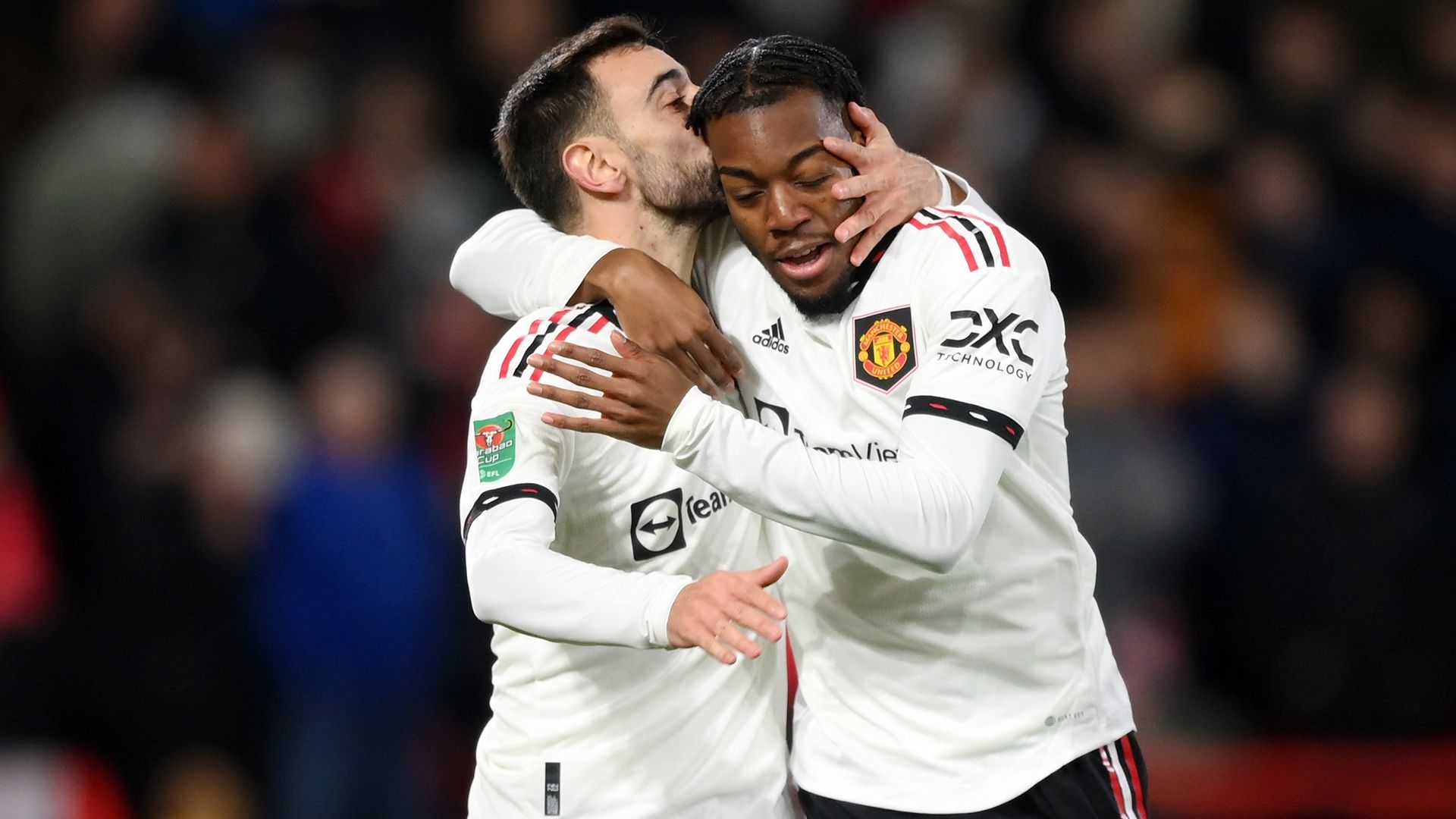 Bruno Fernandes Anthony Elanga Man Utd 2022-23