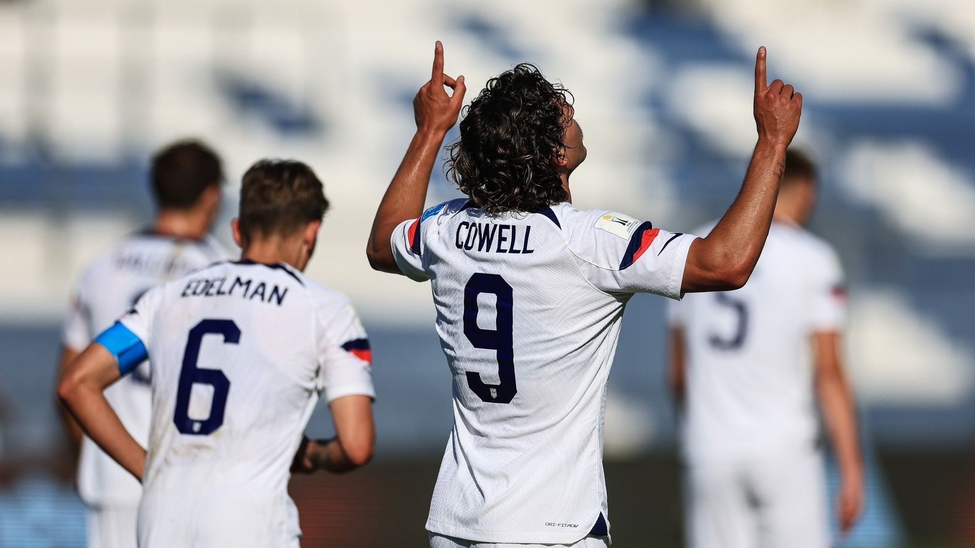 Cade Cowell celebrate USYNT U20 World Cup vs Slovakia
