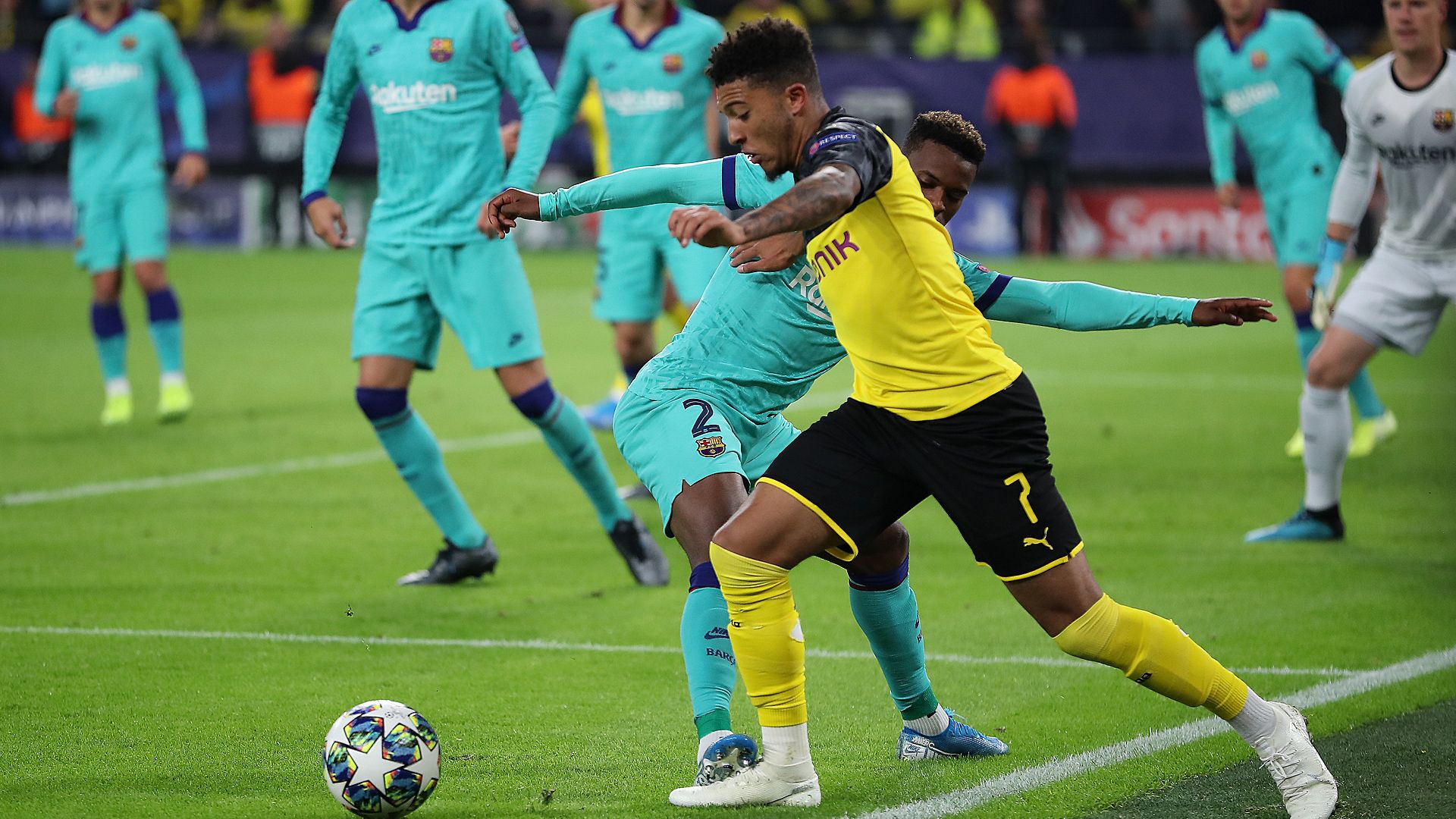 Jadon Sancho BVB Barcelona