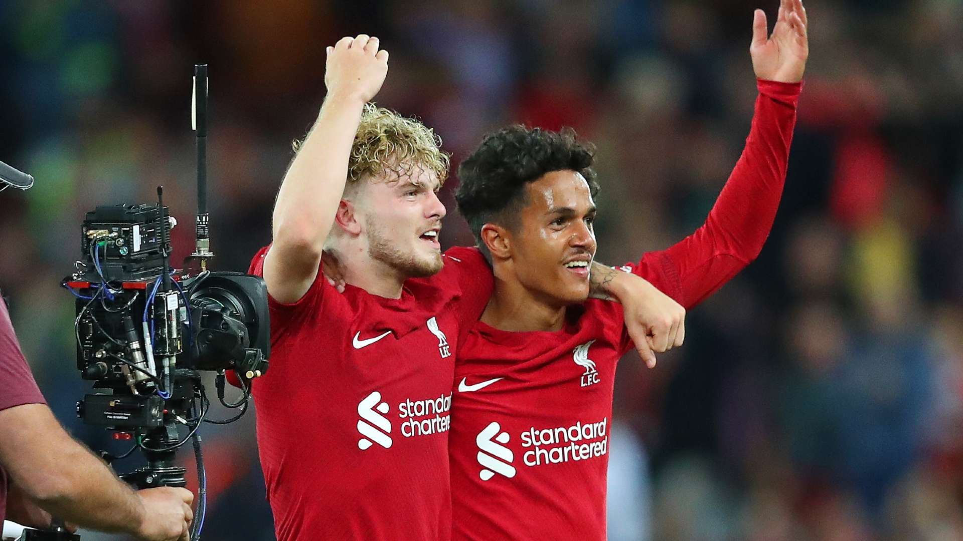 Fabio Carvalho Harvey Elliott Liverpool 2022