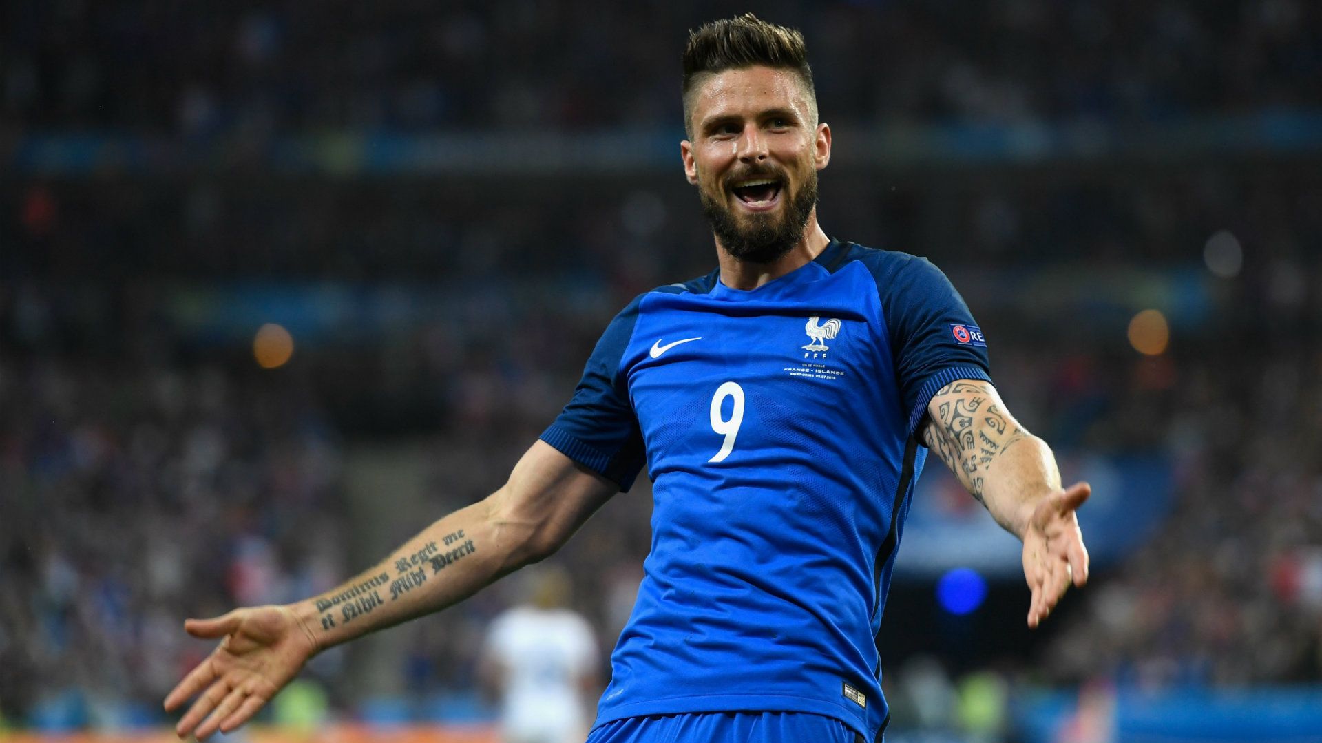 Olivier Giroud France Iceland UEFA Euro 2016 03072016
